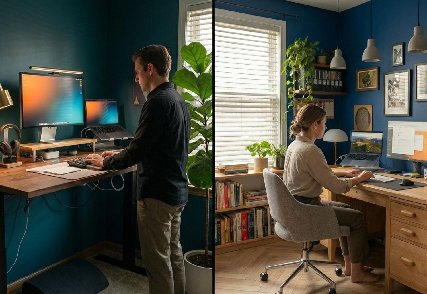 Стояча робота vs сидяча: порівняння для здоров'я