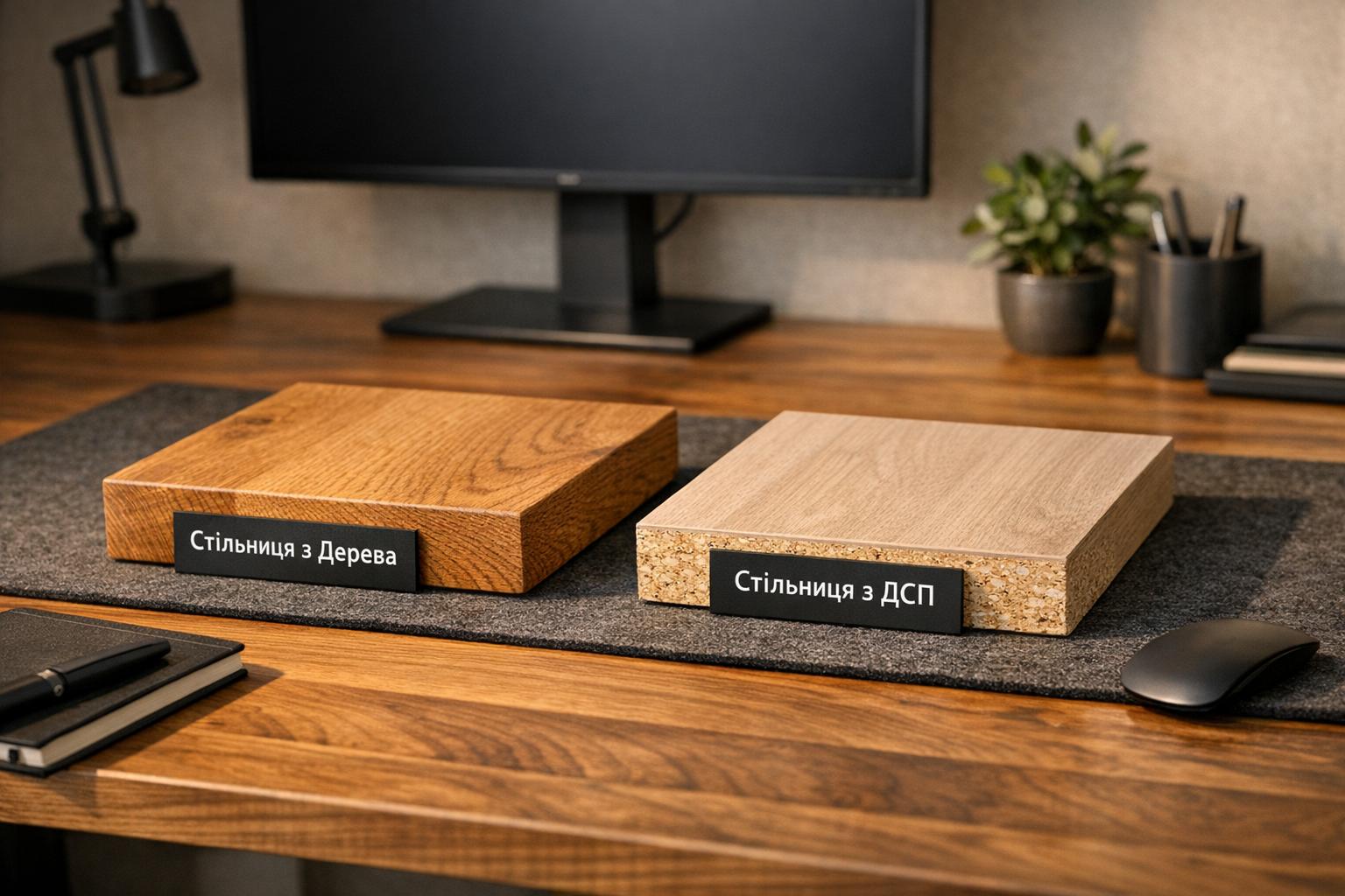 Стільниця з дерева чи ДСП: велике порівняння, ціни та термін служби