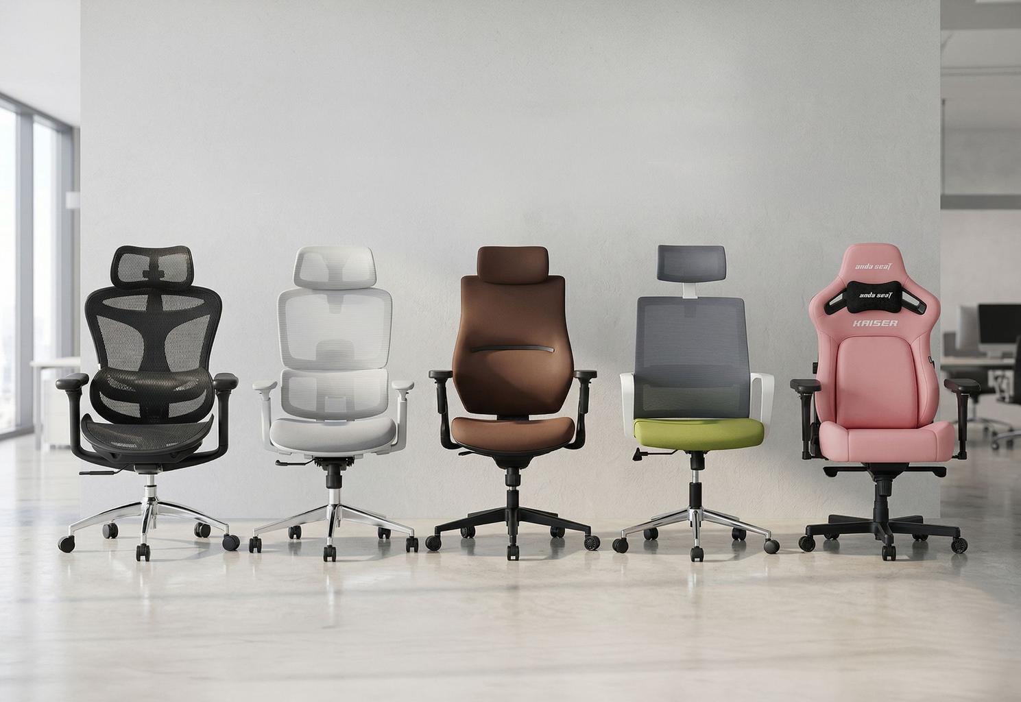 Порівняння 5 моделей крісел з налаштуванням підтримки спини