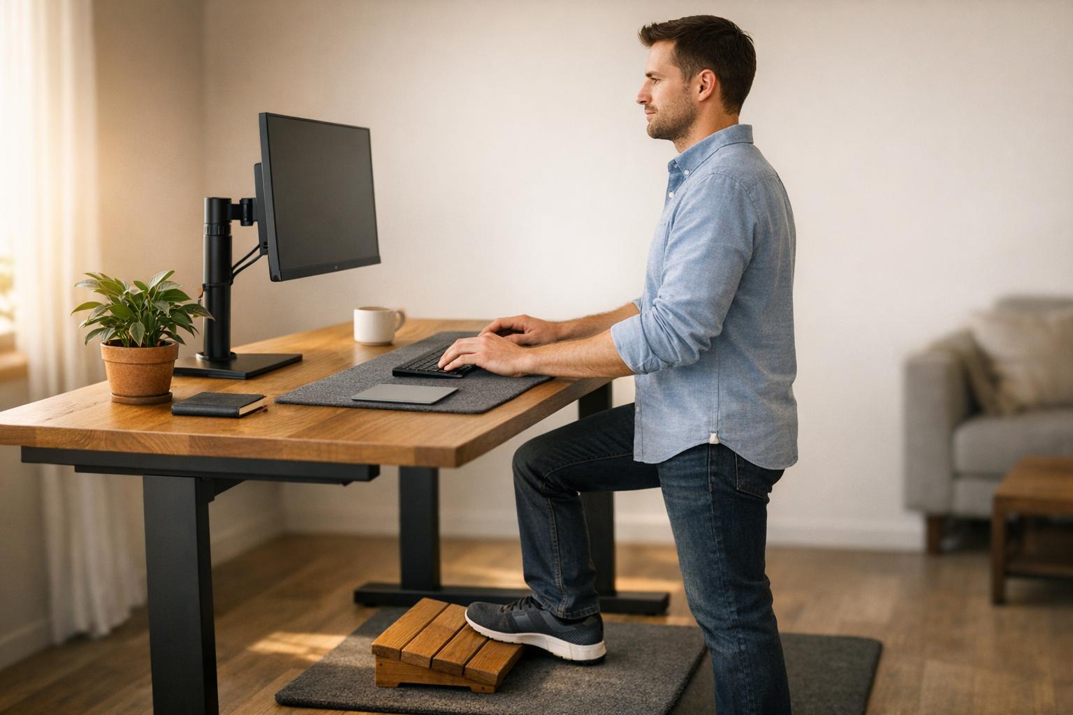 5 порад для правильної постави за стоячим столом