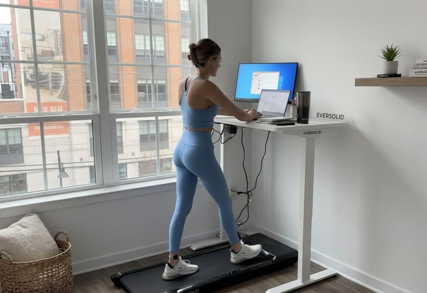 Як організувати робоче місце з біговою доріжкою