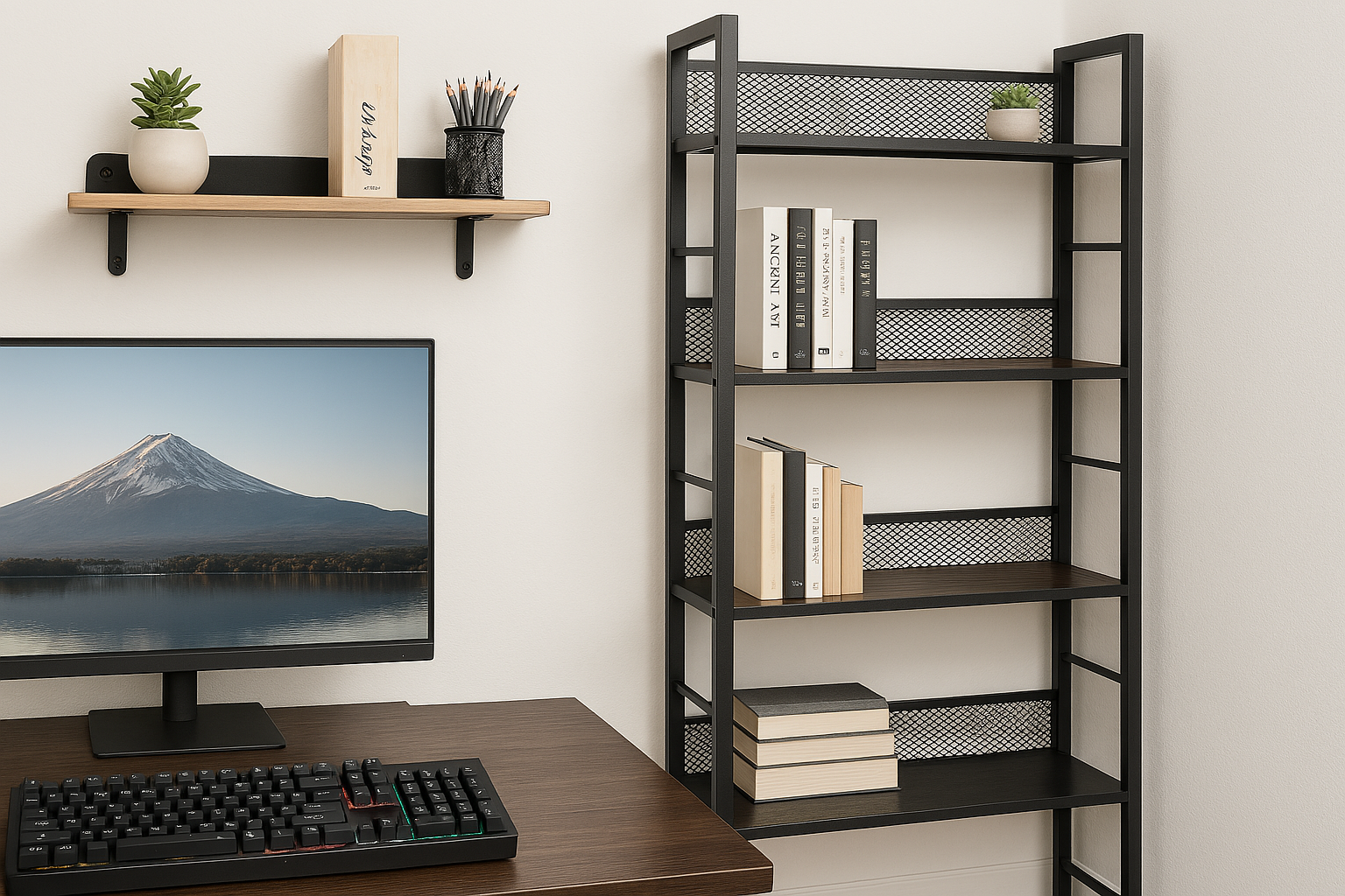 Стелажі та полиці