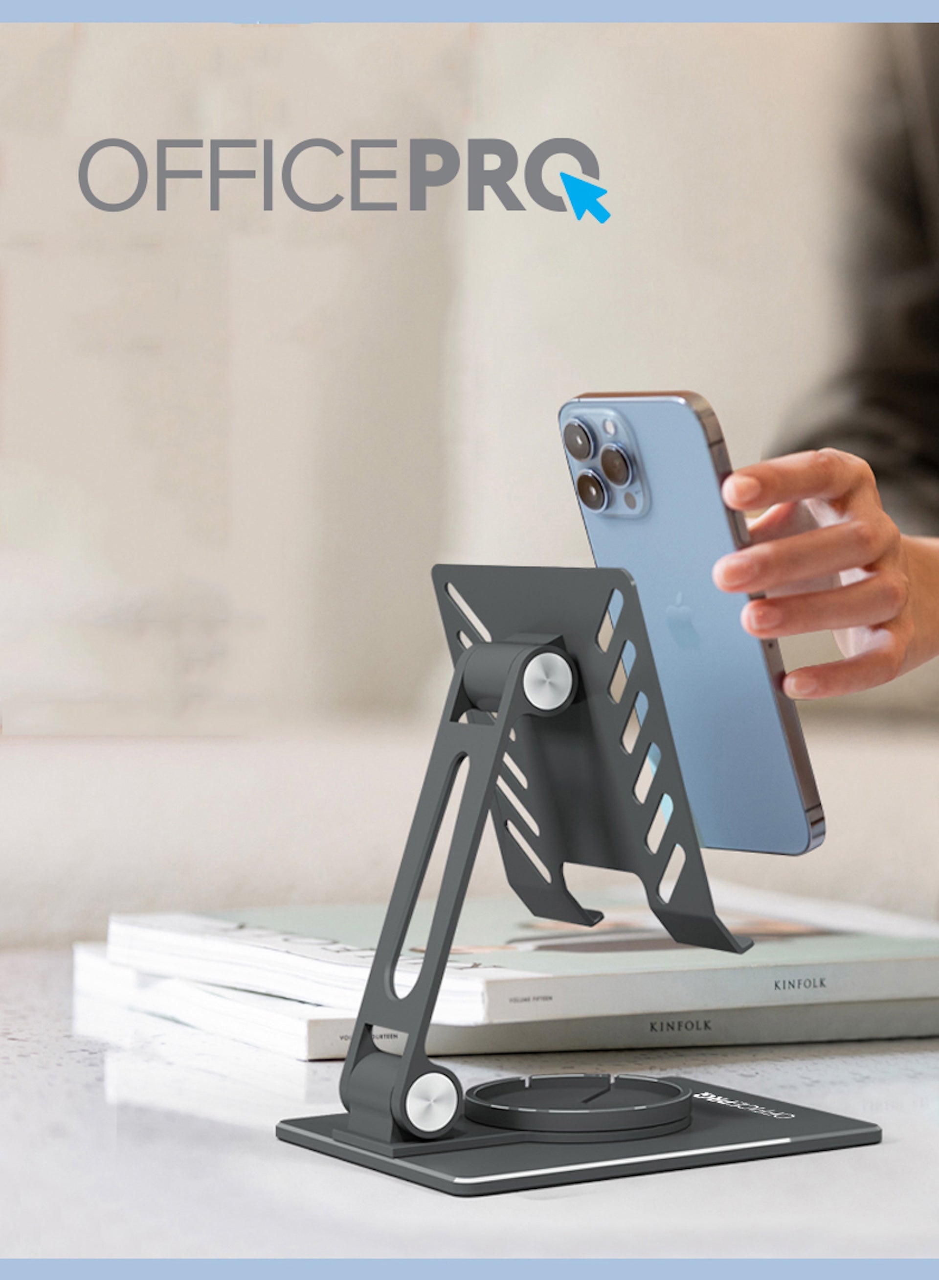 Металева підставка для смартфонів та планшетів OfficePro LS630