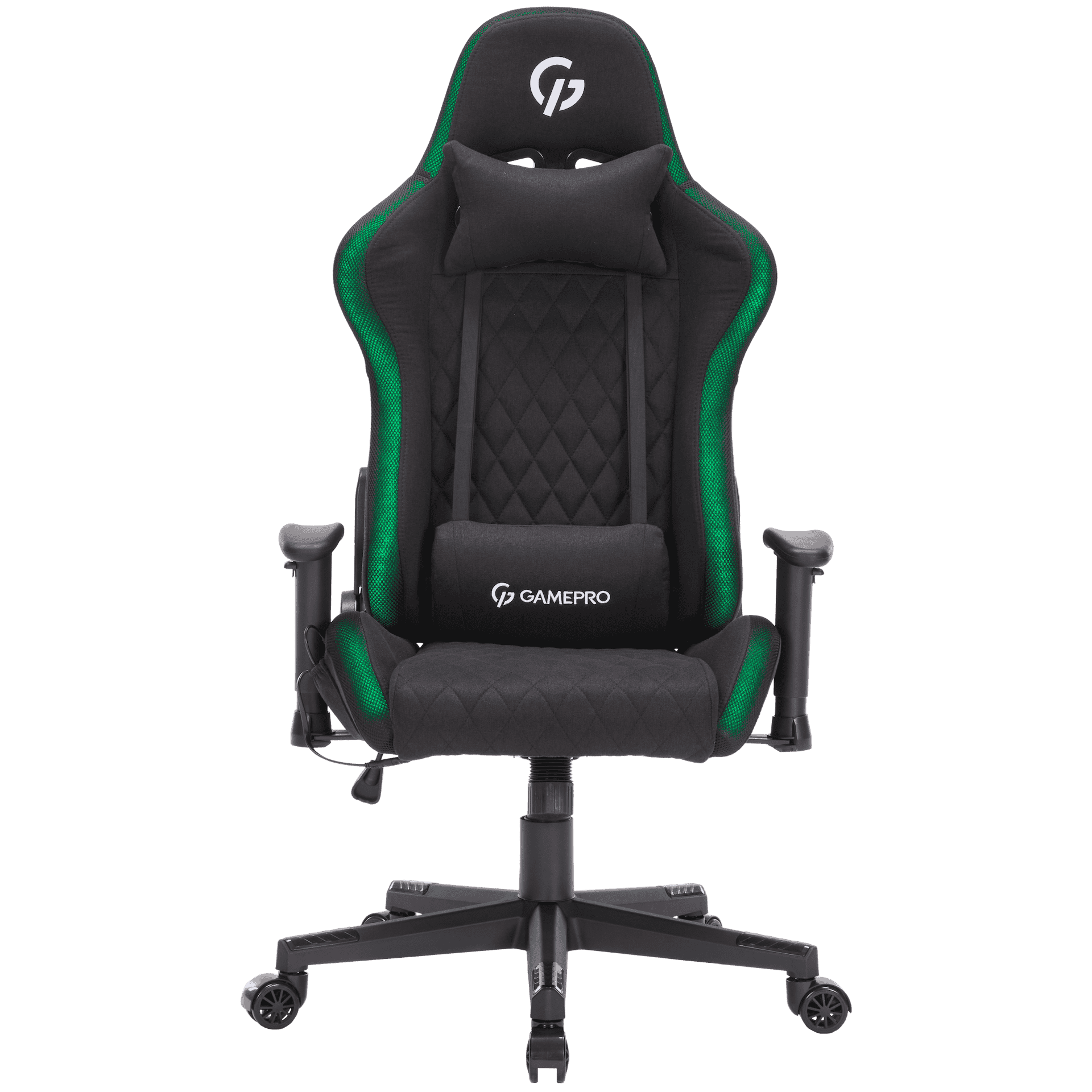 Крісло ігрове Gamepro GC700FB RGB Fabric Black