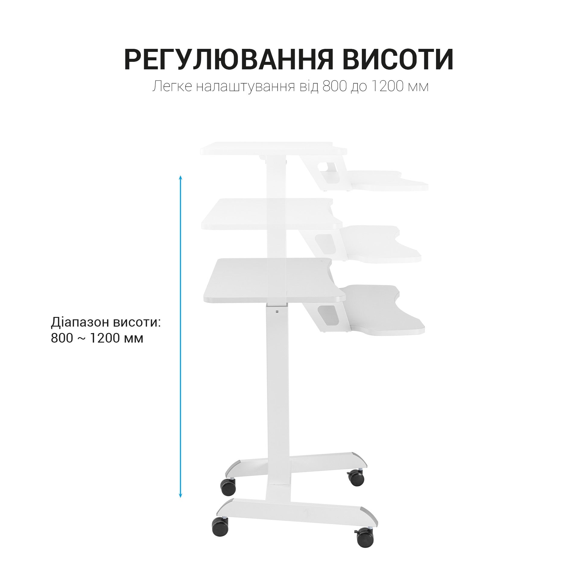 Офісний стіл з регулюванням висоти Officepro ODM460
