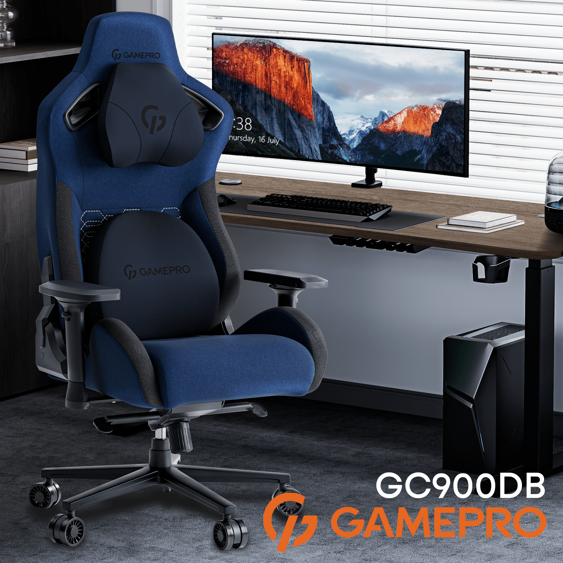 Крісло ігрове Gamepro GC900