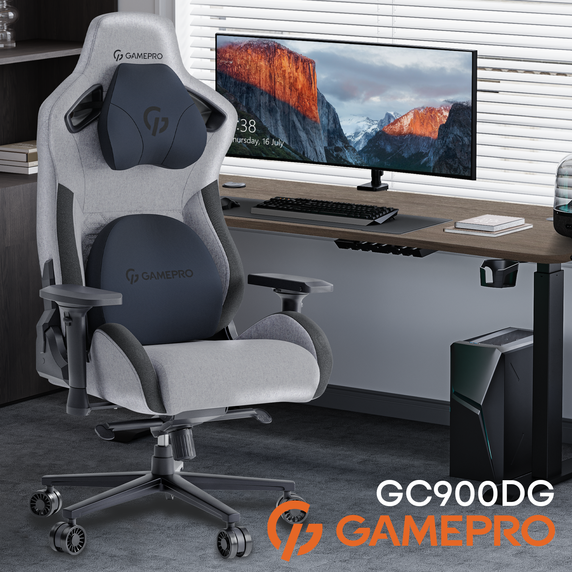 Крісло ігрове Gamepro GC900