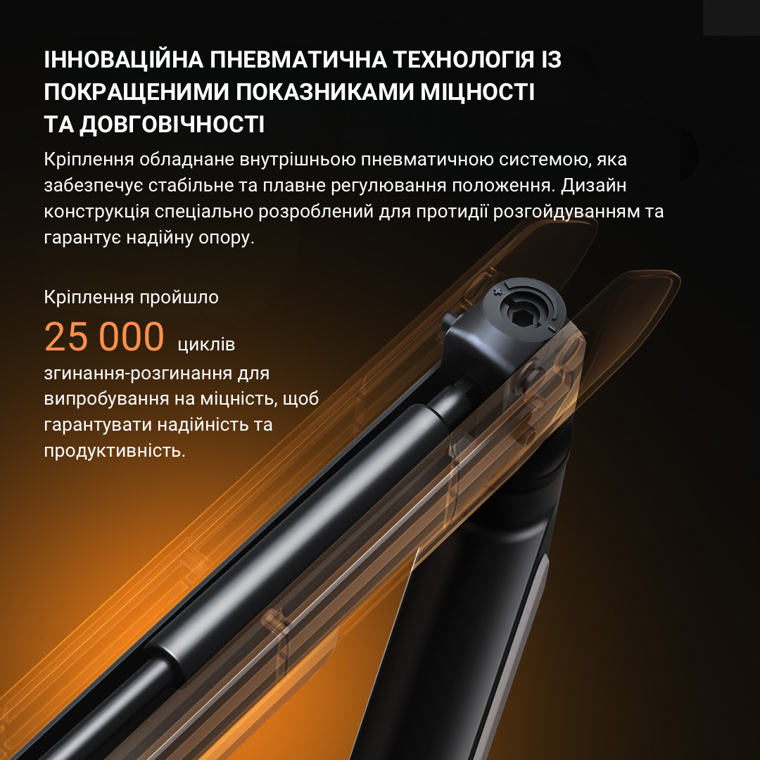 Настольный крепеж для монитора Anda Seat Stealth PRO II RGB 17"-42"