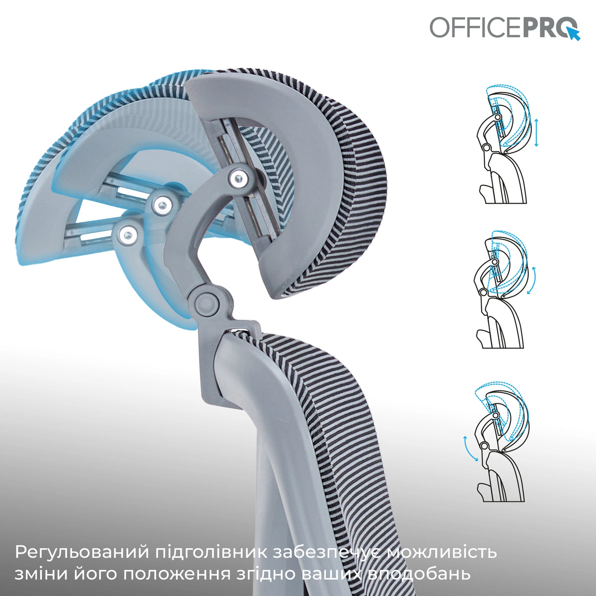 Кресло офисное OfficePro Atlas OC630-G-DG-DG
