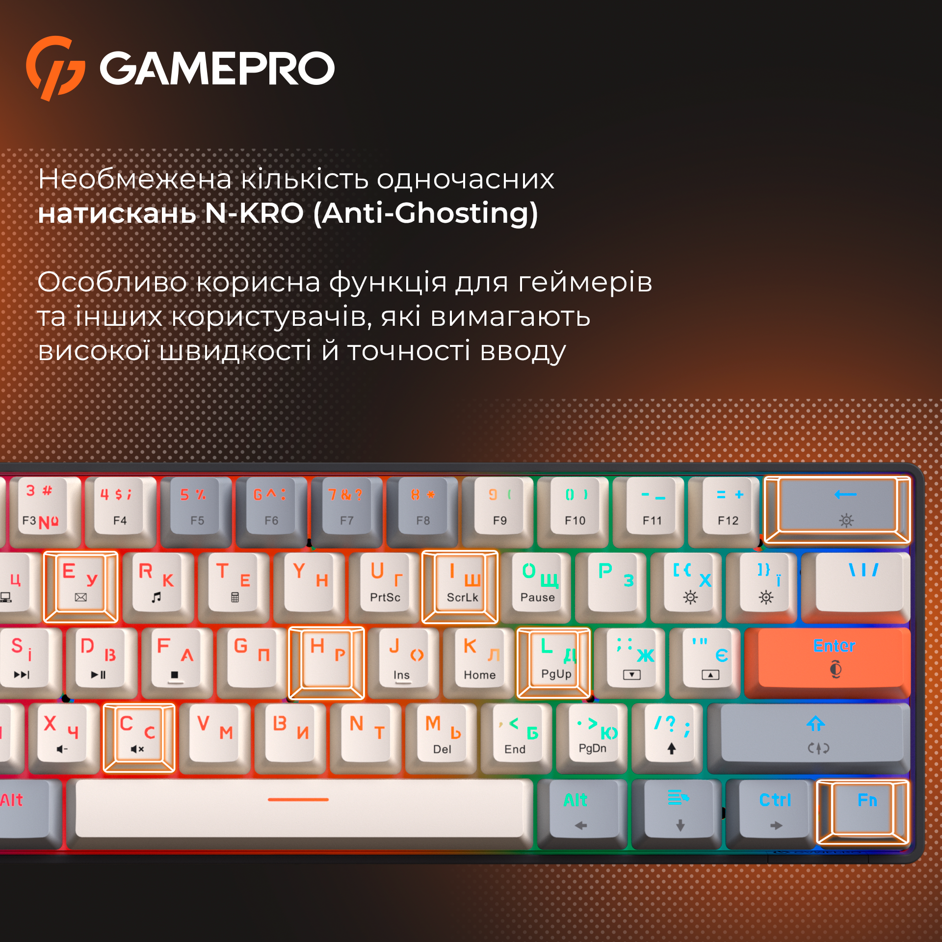 GamePro MK130 V2 Infinity QLAB Sakura Black — NKRO Anti-Ghosting