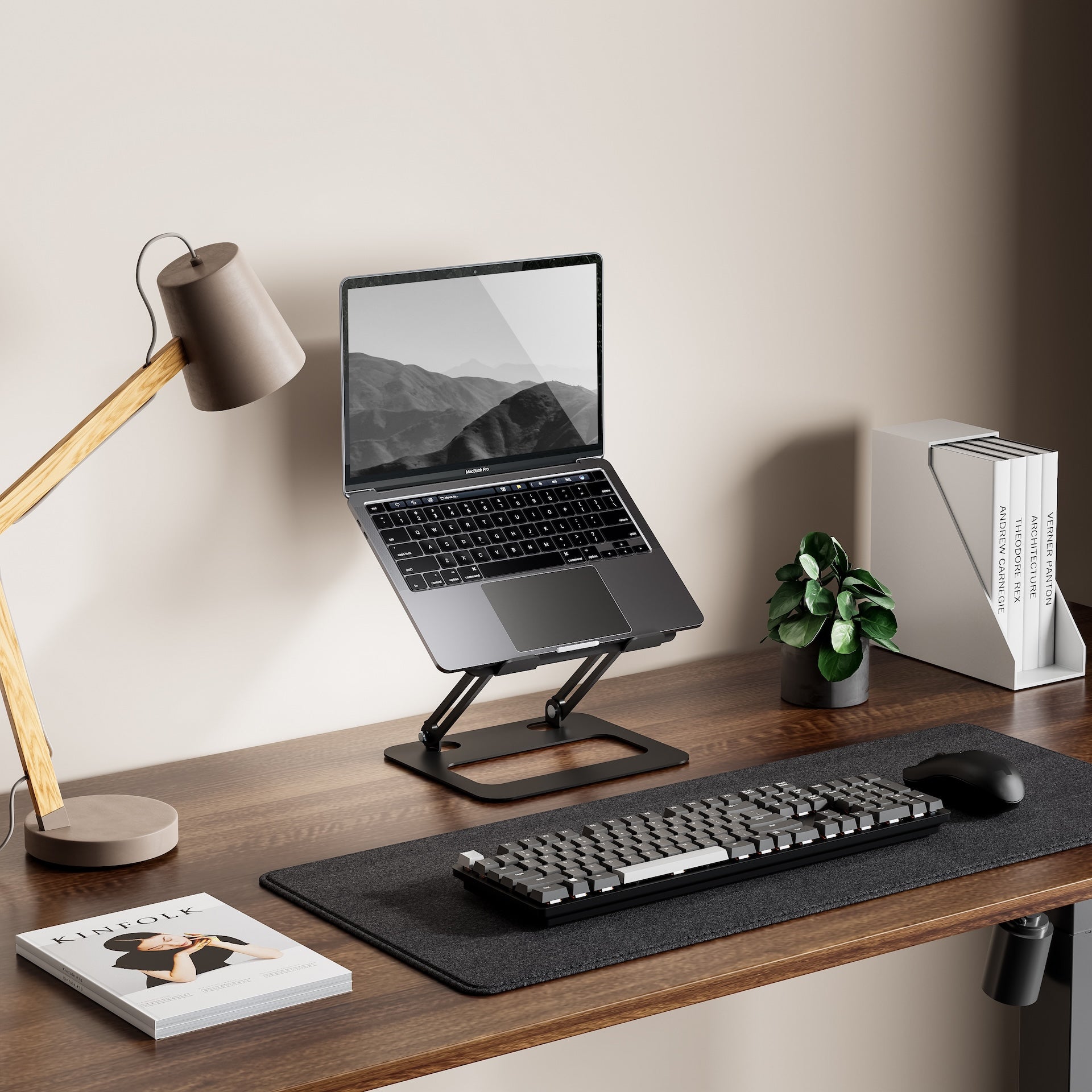 Металева регульована підставка для ноутбука Officepro LS380