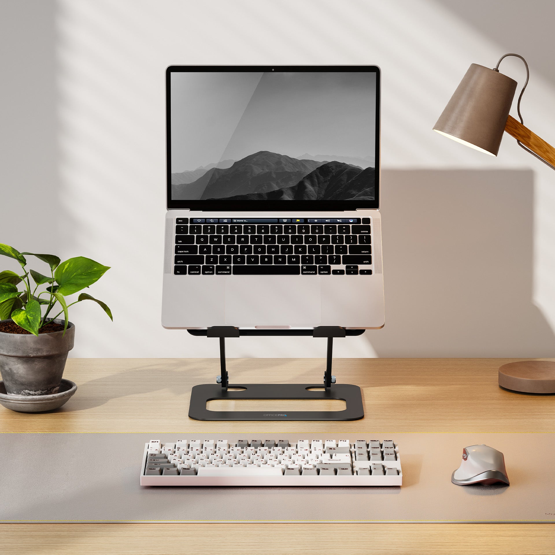 Металева регульована підставка для ноутбука Officepro LS380