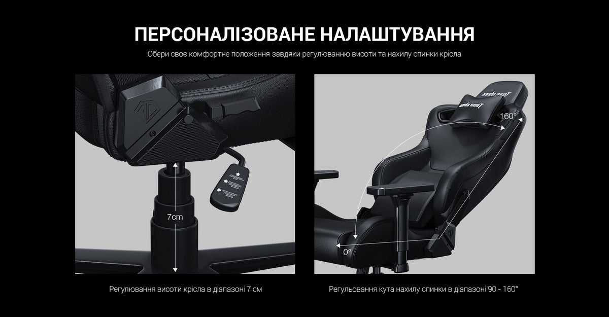 Крісло геймерське Anda Seat Kaiser Frontier XL Black