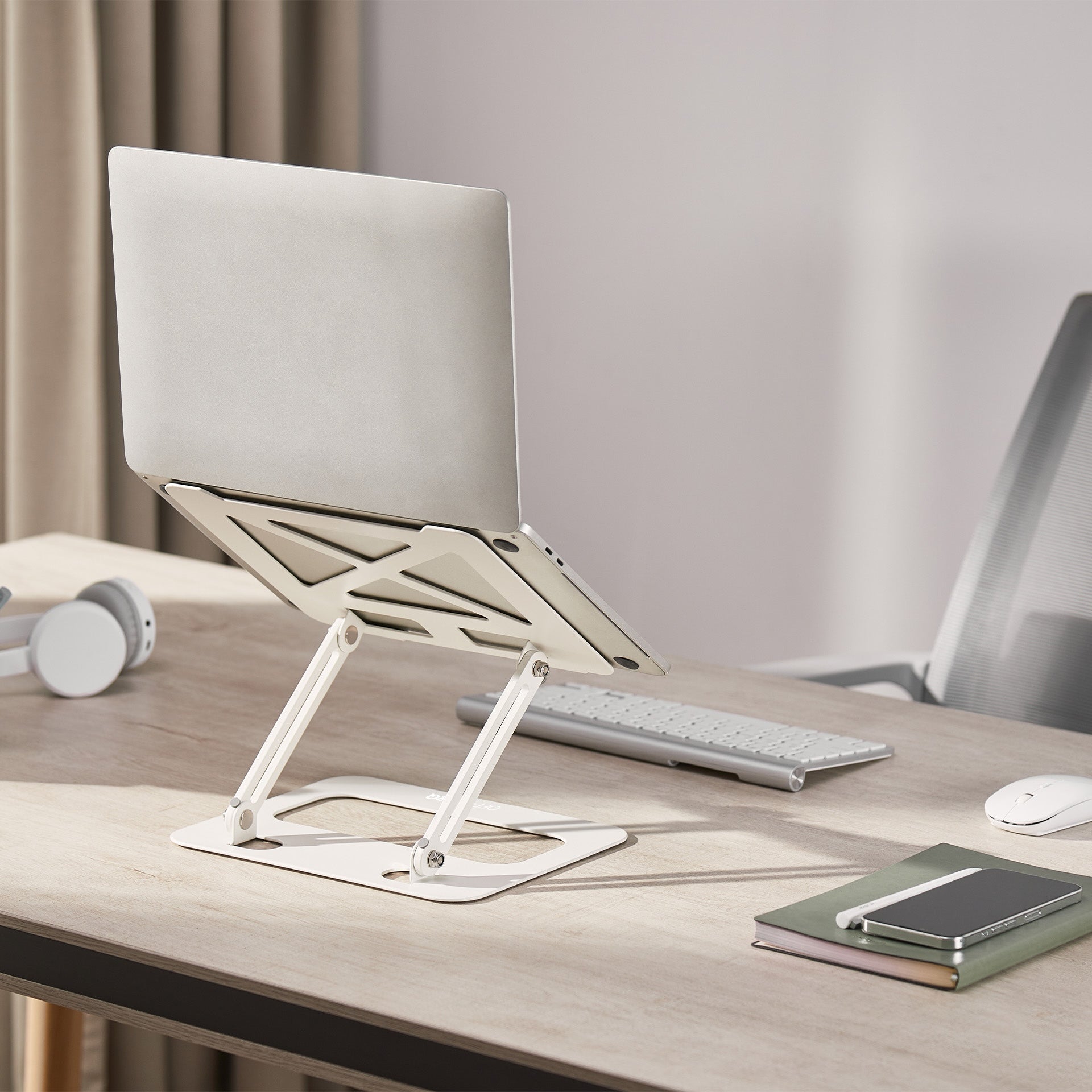 Металева регульована підставка для ноутбука Officepro LS380