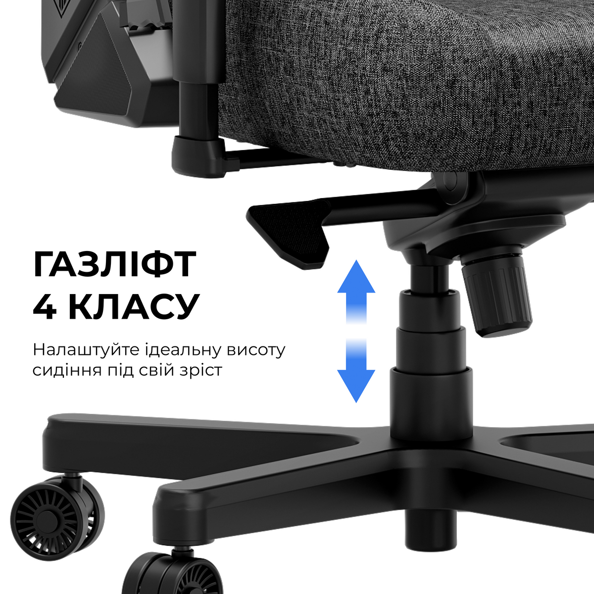 Крісло ігрове Anda Seat Kaiser 3E XL Dark Blue Fabric
