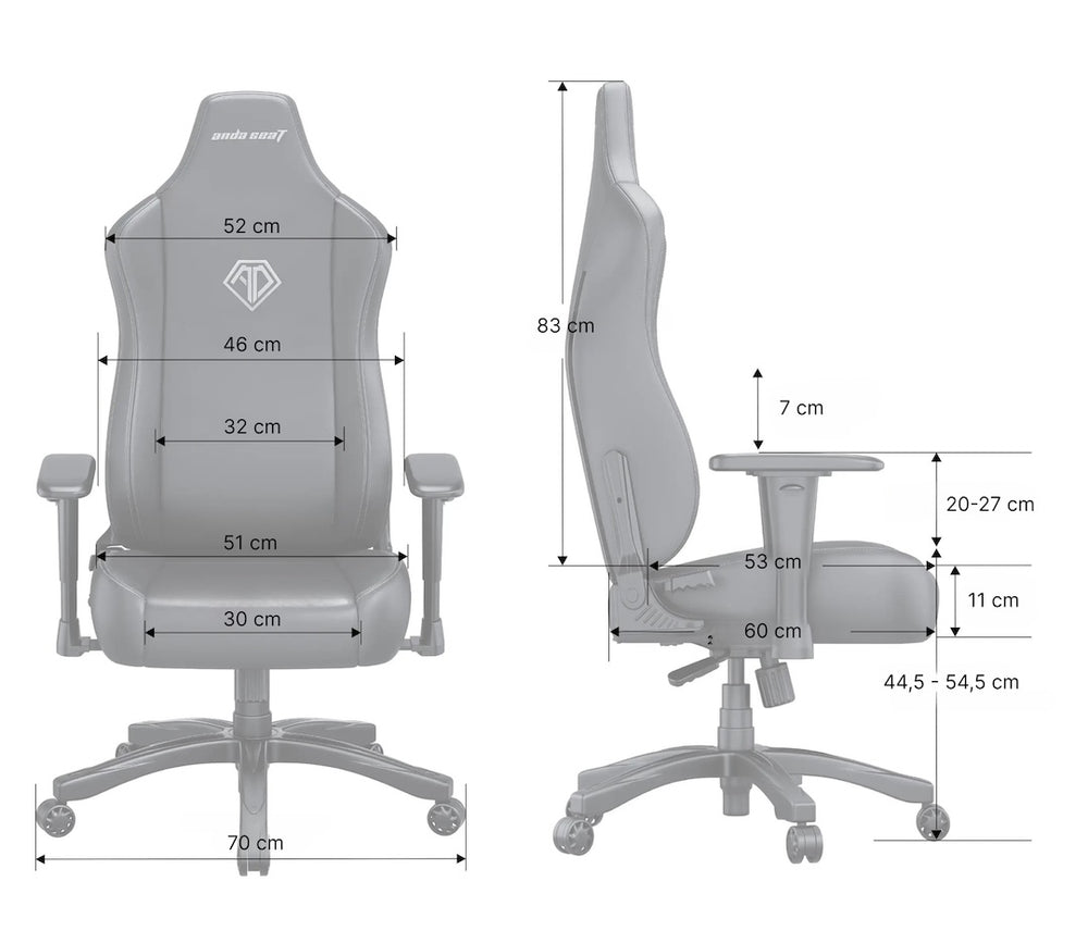 Крісло ігрове Anda Seat Novis Size L
