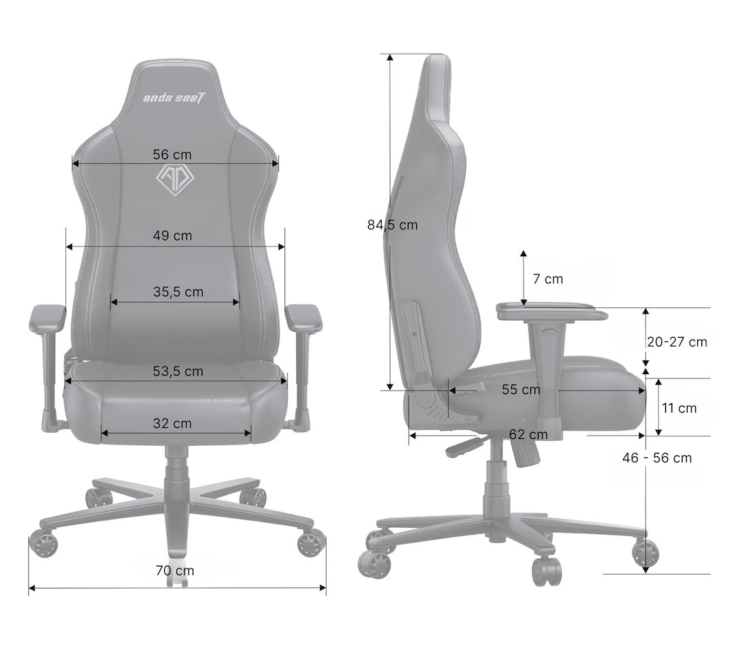 Крісло ігрове Anda Seat Novis Size XL