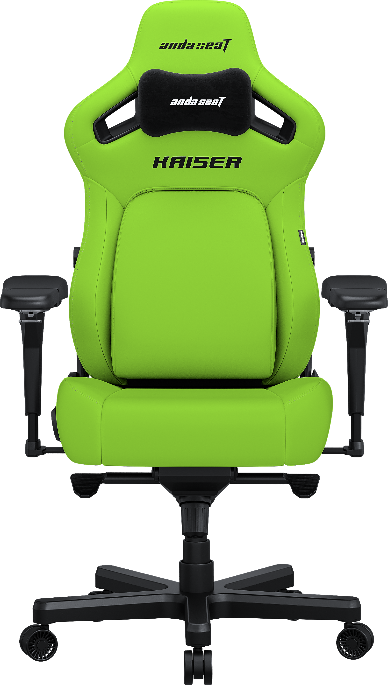 Крісло ігрове Anda Seat Kaiser 4 Cyber Green PVC Size XL
