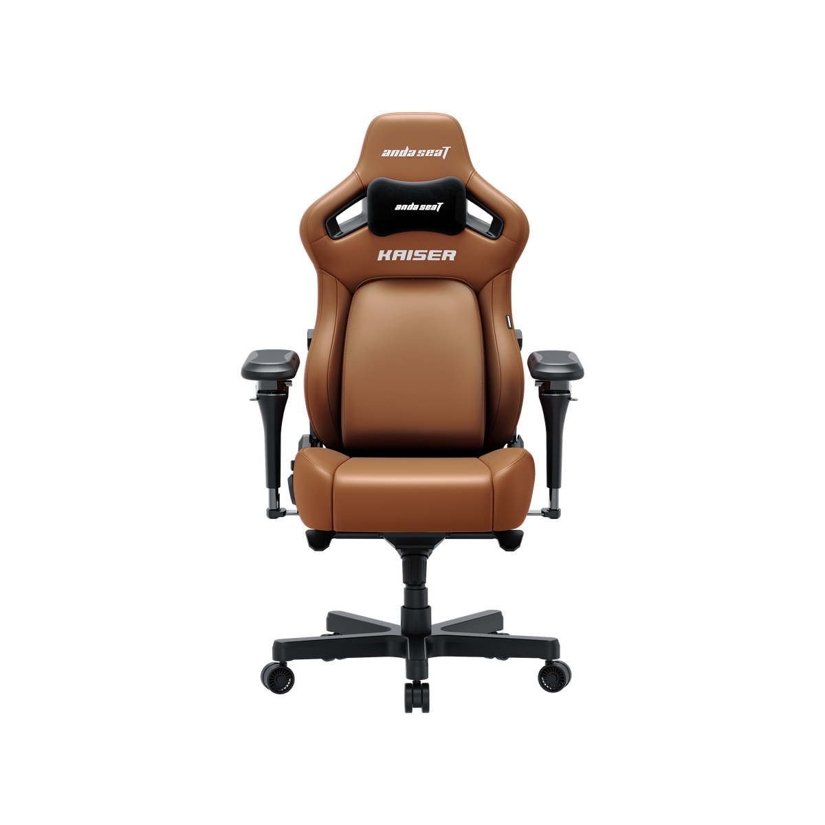 Крісло геймерське ігрове Anda Seat Kaiser 4 V2 Size XL Brown PVC
