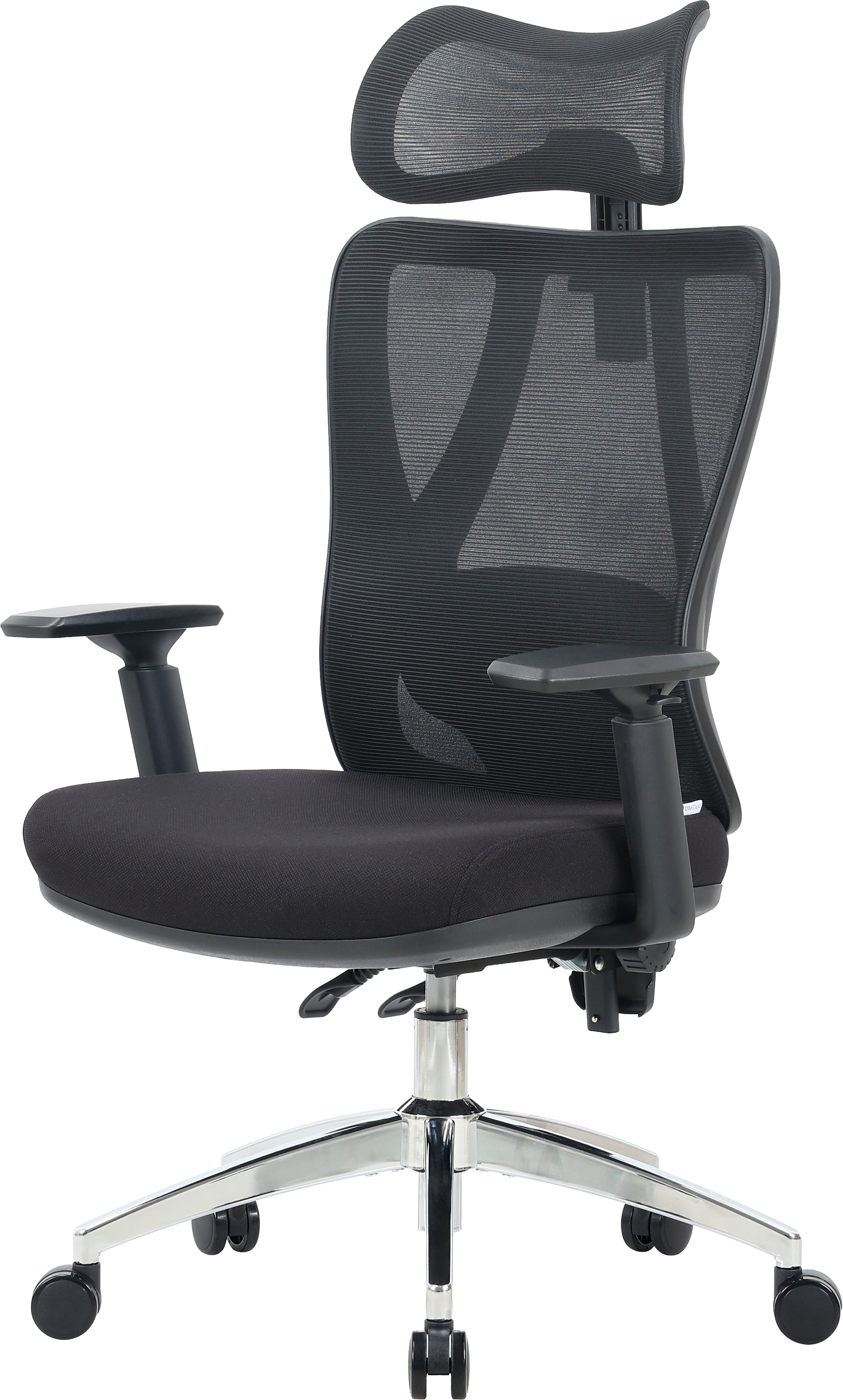 Офісне крісло OfficePro Aero OC490B чорне, сітчаста спинка