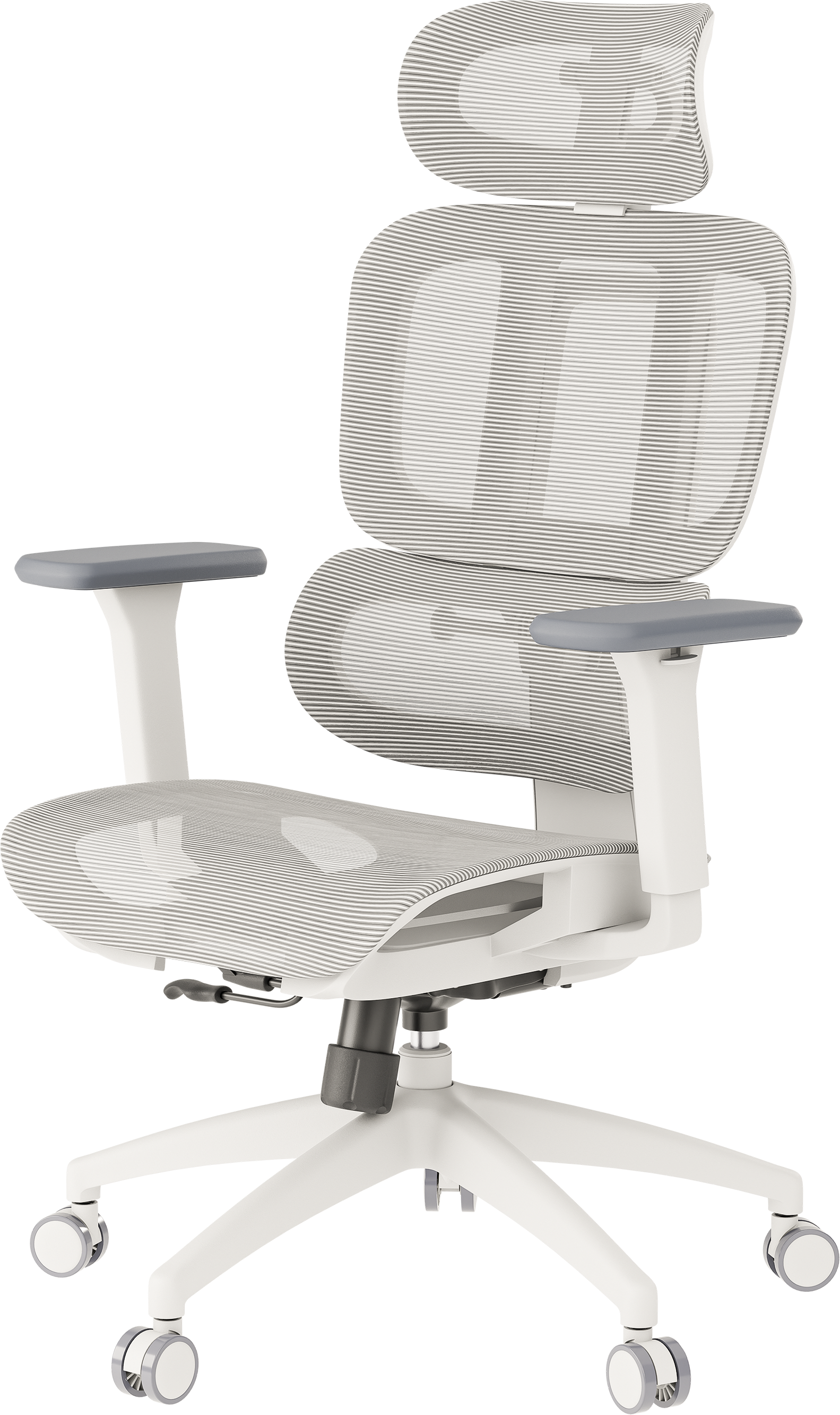 Крісло офісне OfficePro Skyline OC680-W-LG-LG