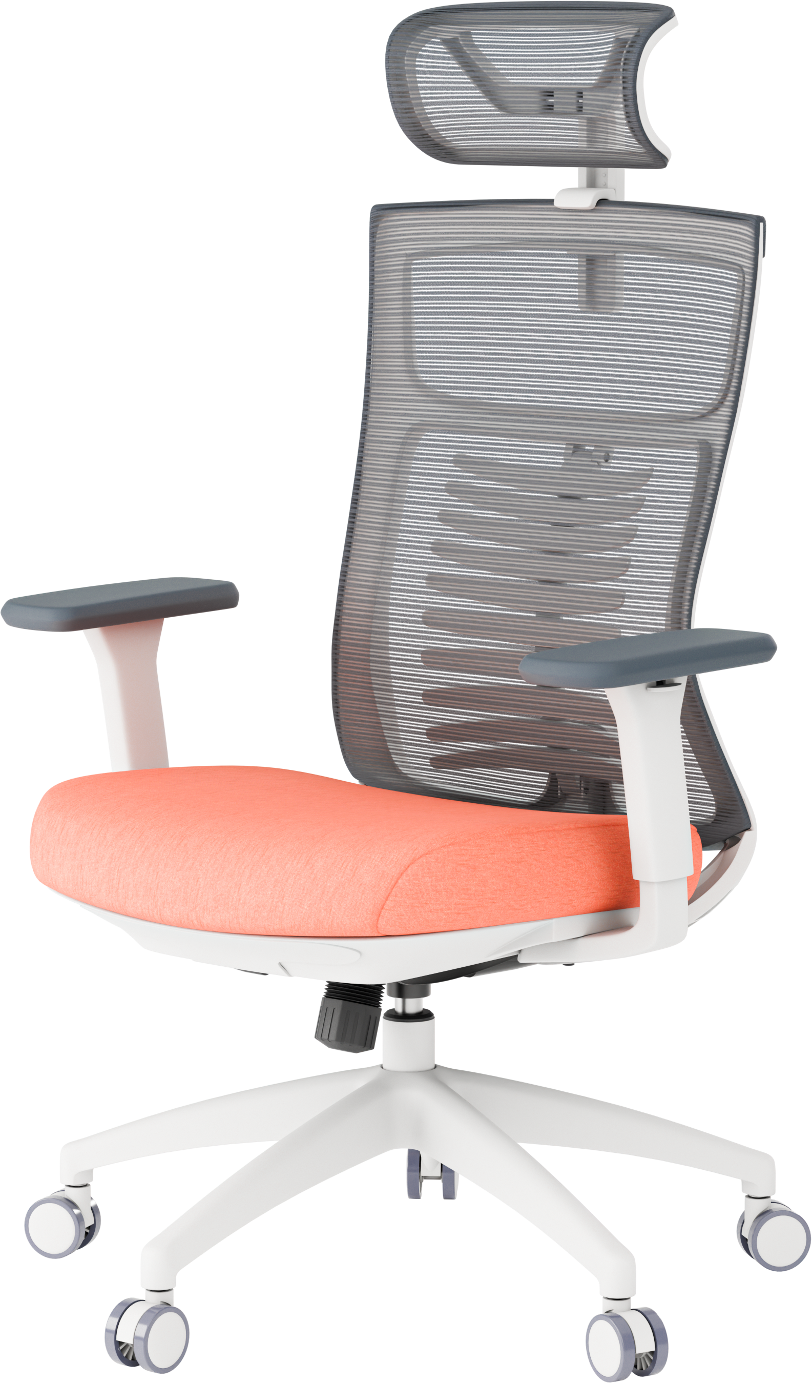 Крісло офісне OfficePro Balance OC550-W-DG-OR