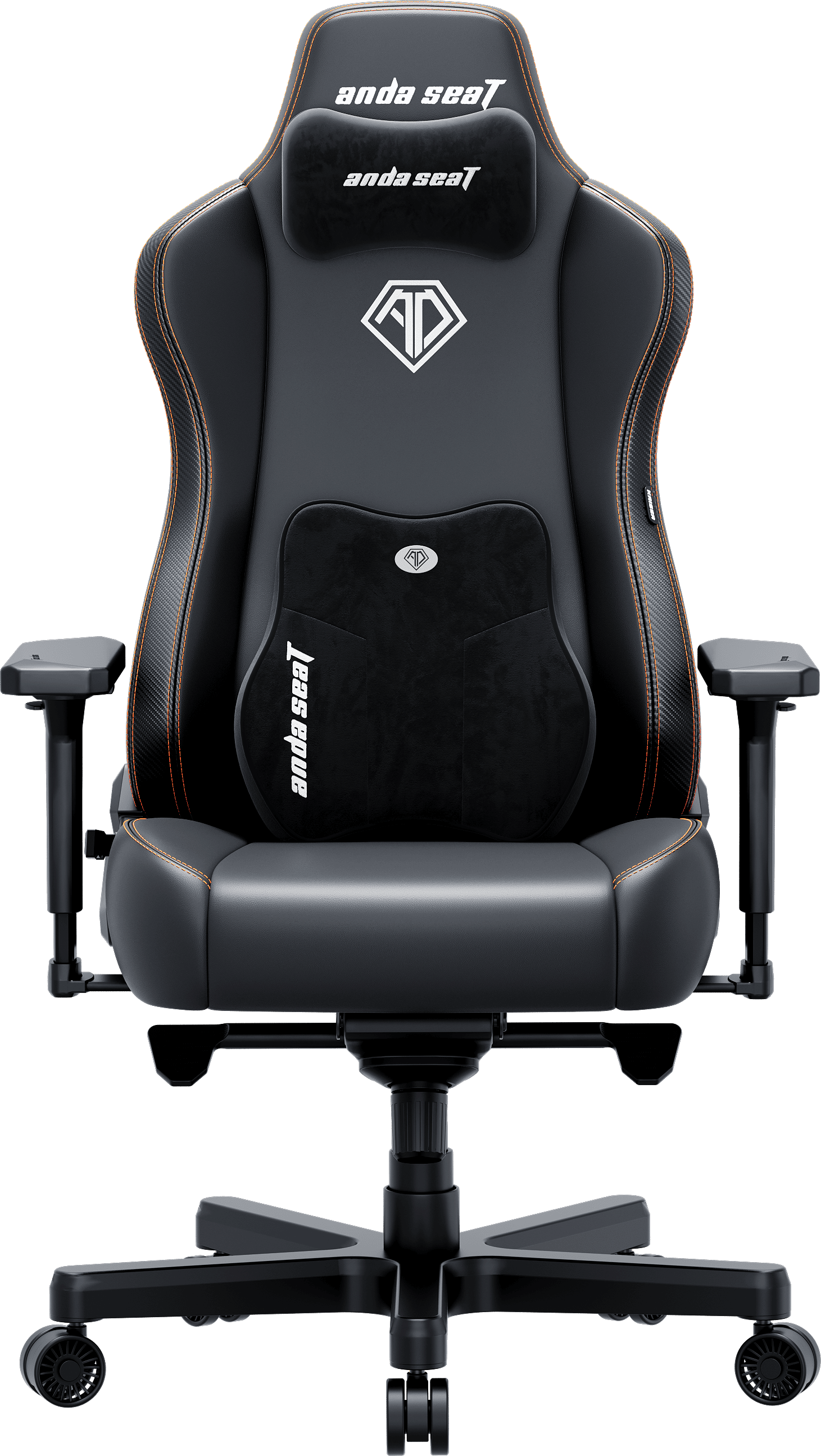 Крісло ігрове Anda Seat Kaiser 3E Black PVC Size XL