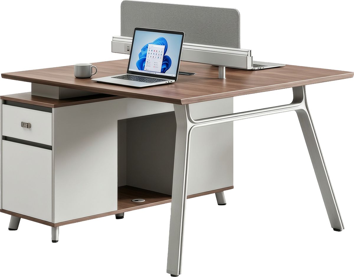 Стіл двомісний з тумбочками OfficePro PG-M24A-2A — фото 1