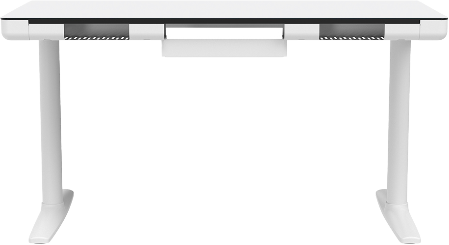 Комп'ютерний стіл з електрорегулюванням висоти OfficePro ODP1470W білий — фото 2
