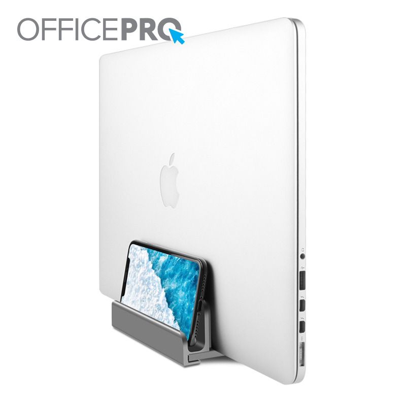 Металева вертикальна підставка під ноутбук OfficePro LS580