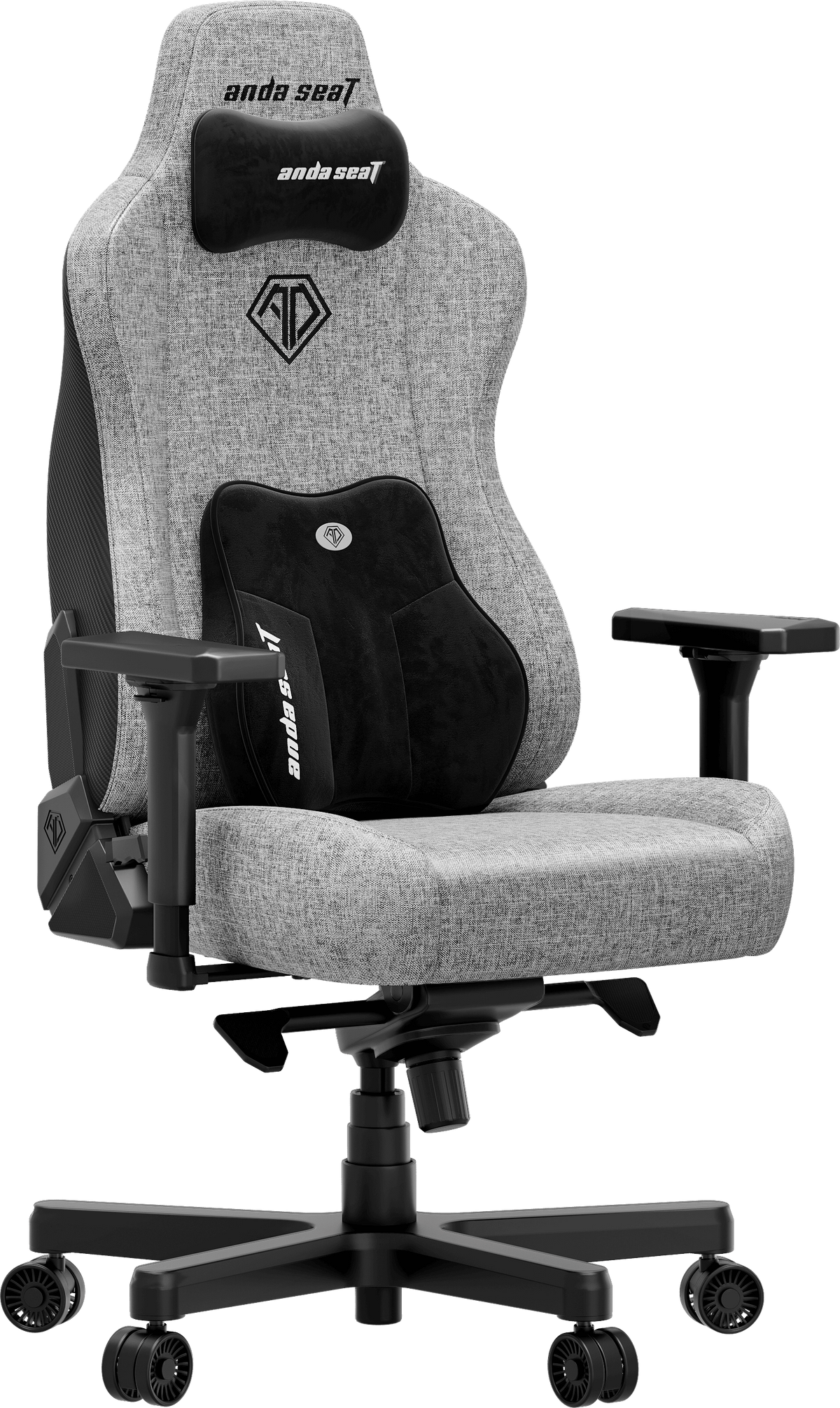 Крісло ігрове Anda Seat Kaiser 3E Grey Fabric Size XL