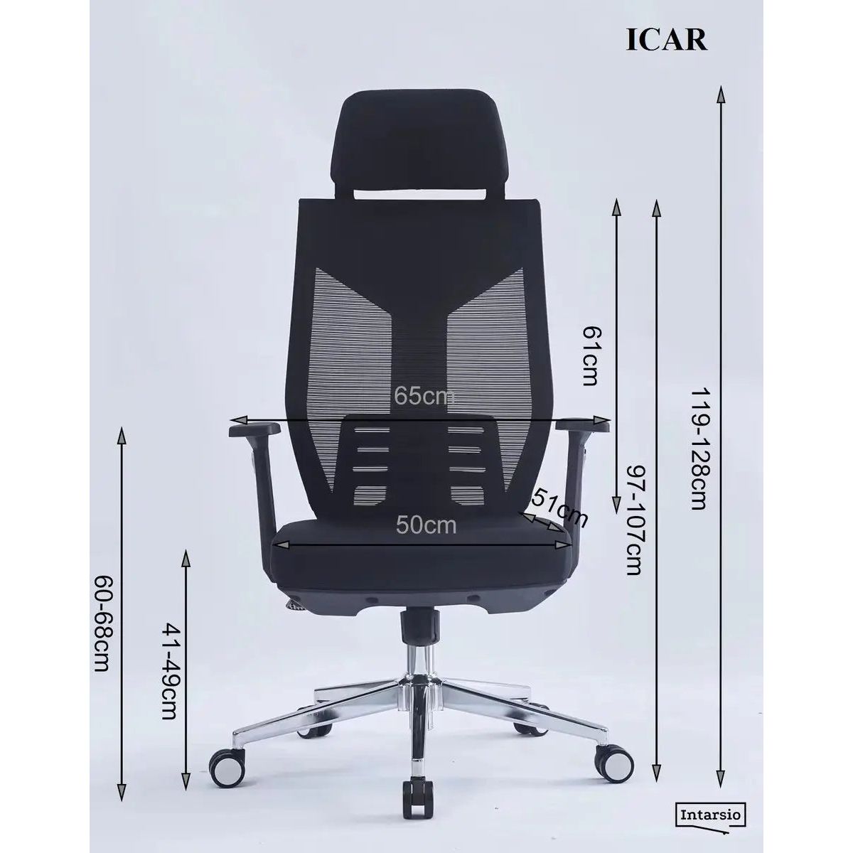 Поворотне крісло для комп'ютера ICAR IN:CH