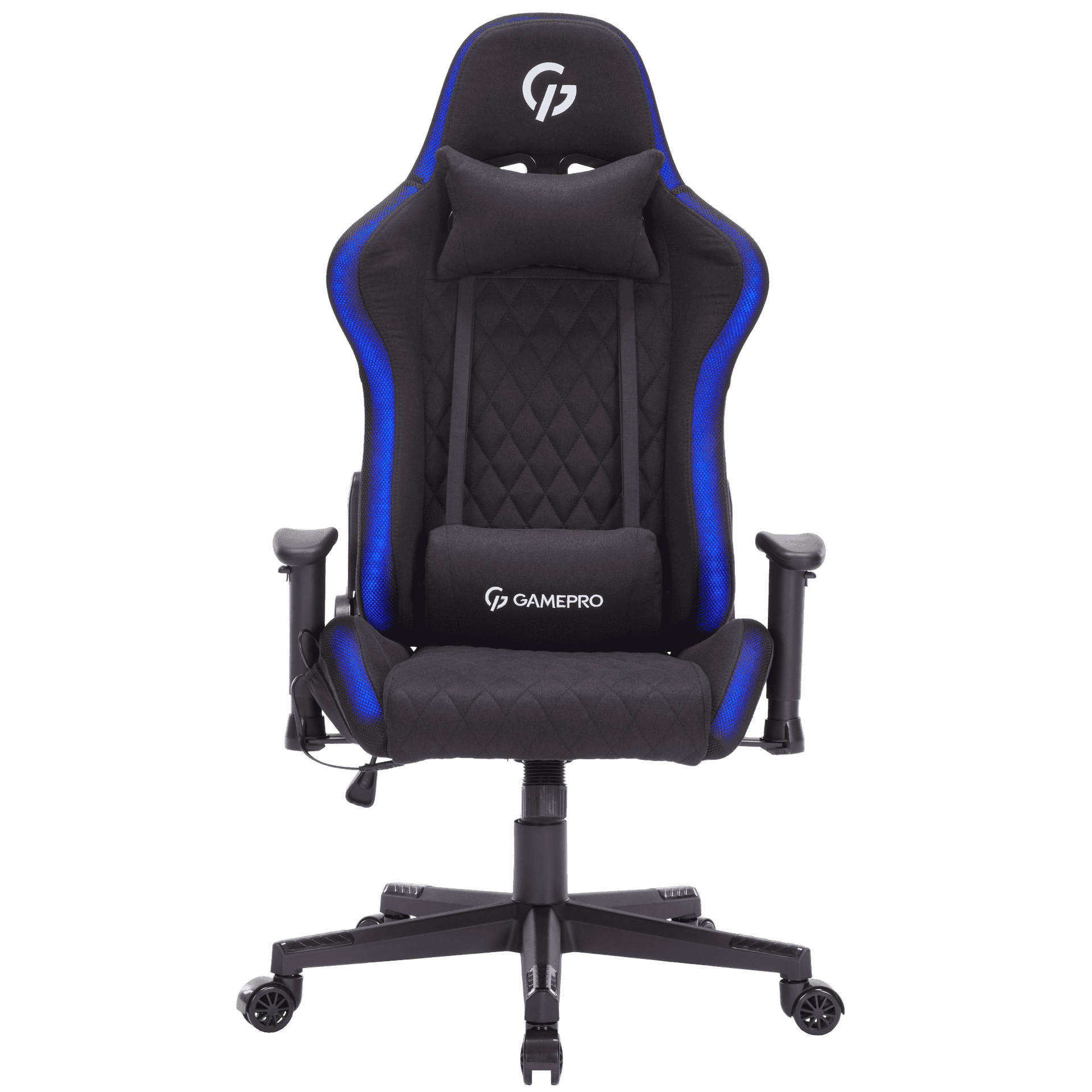 Крісло ігрове Gamepro GC700FB RGB Fabric Black