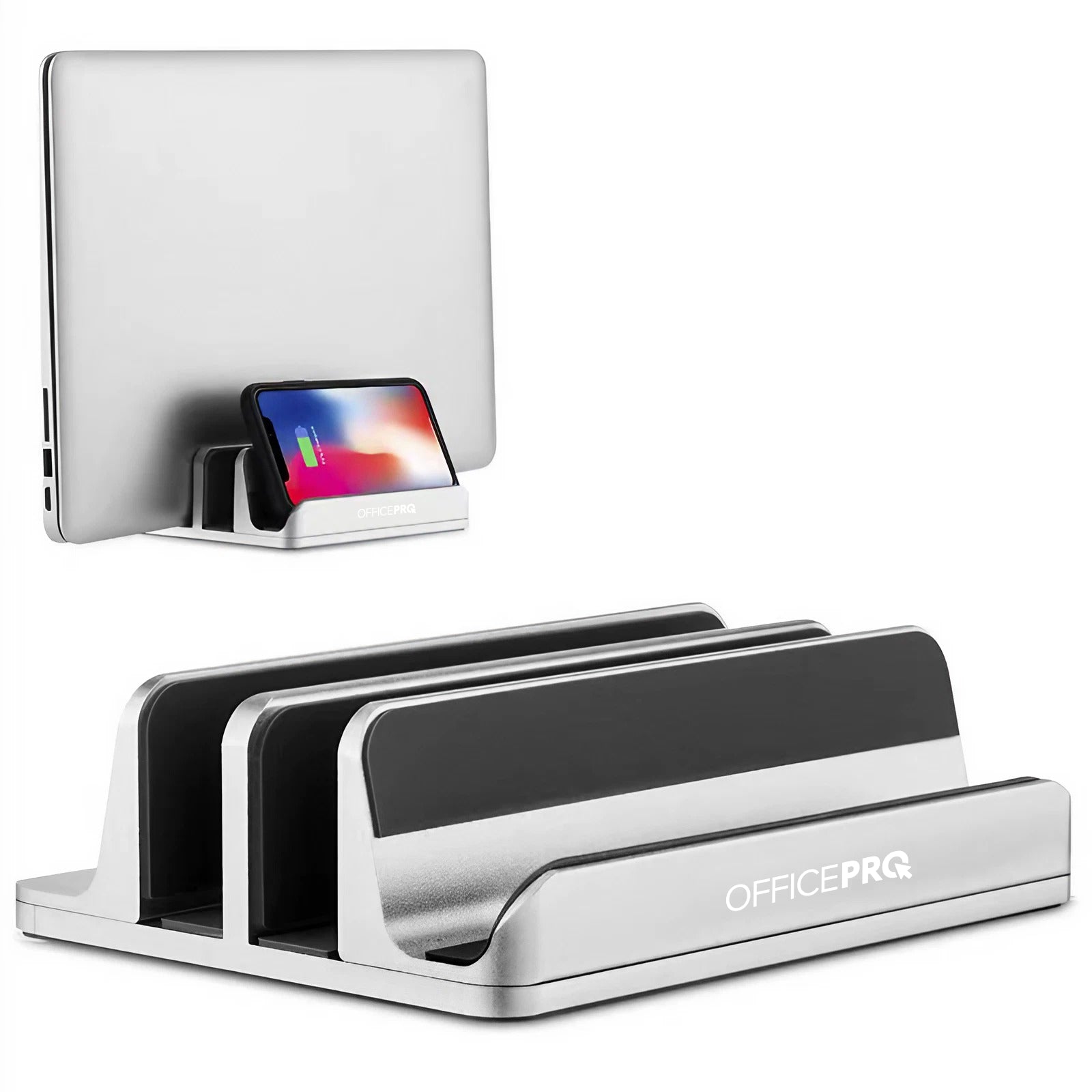 Металева вертикальна підставка під ноутбук OfficePro LS730