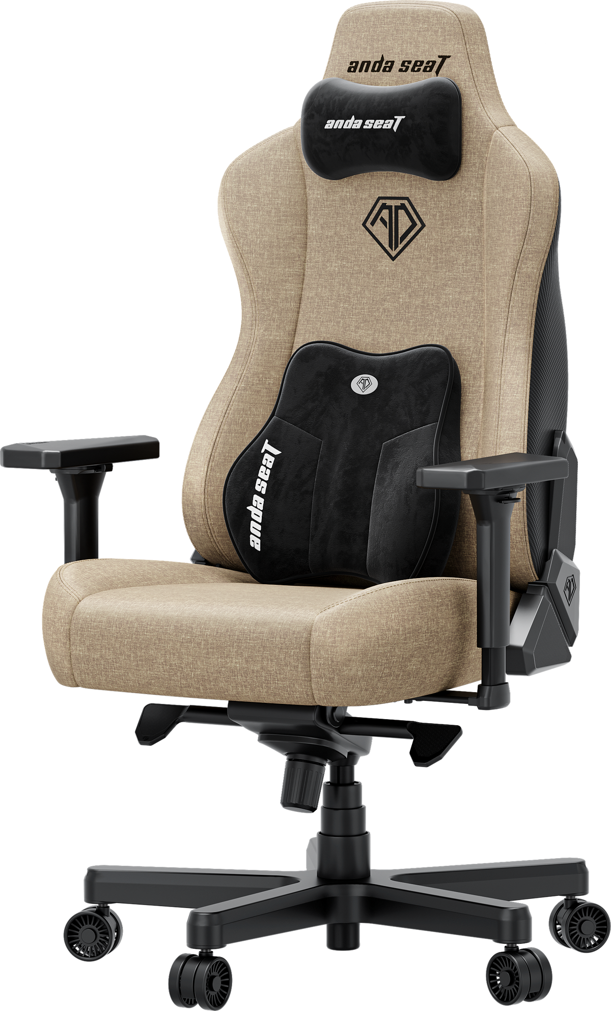 Крісло ігрове Anda Seat Kaiser 3E XL Dark Beige Fabric