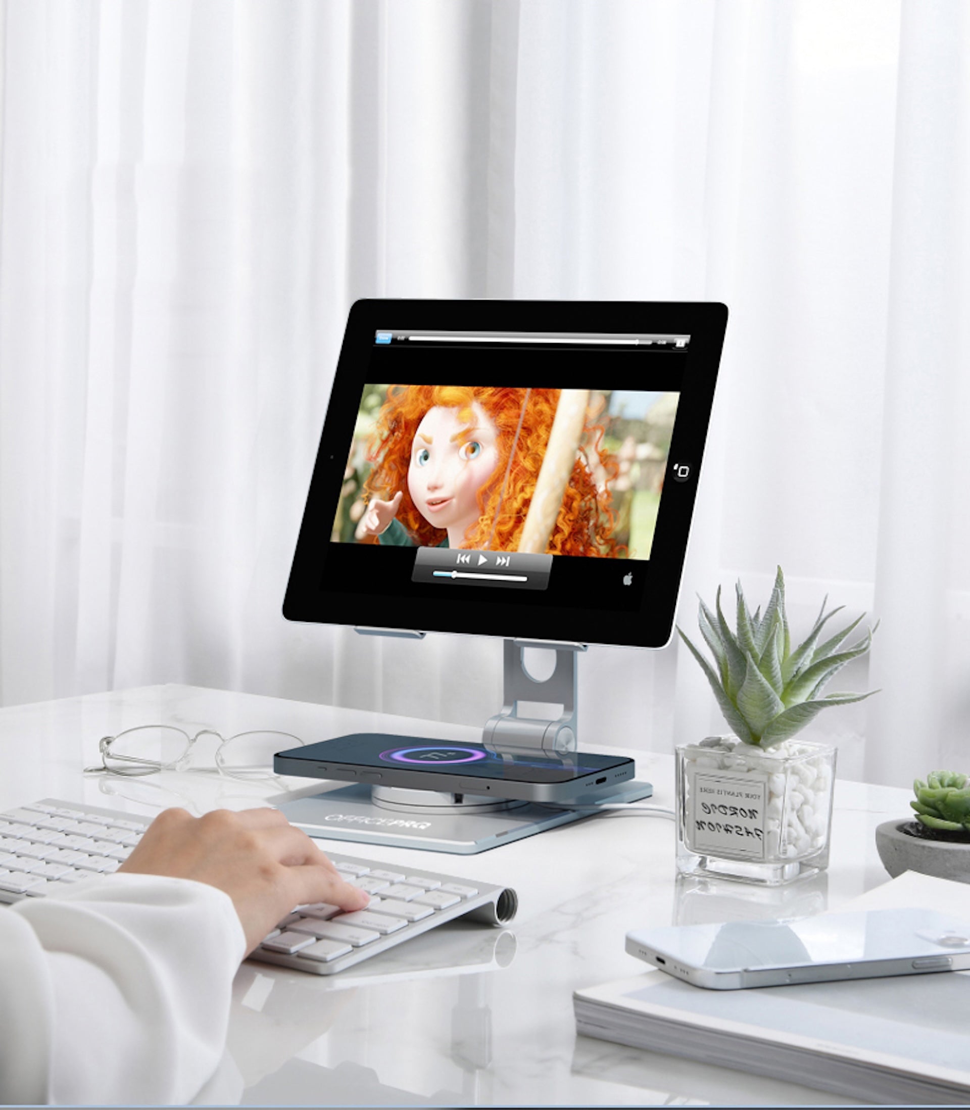 Металева підставка для смартфонів та планшетів OfficePro LS630