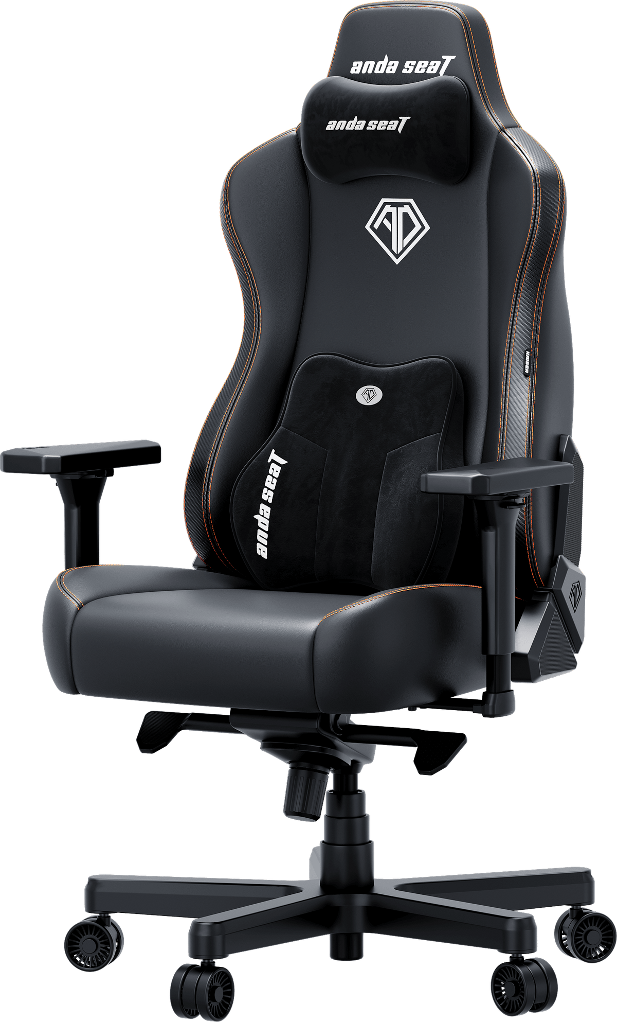 Крісло ігрове Anda Seat Kaiser 3E Black PVC Size XL