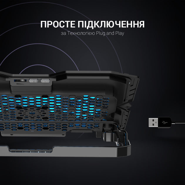 Подставка для охлаждения ноутбука GamePro (CP627)