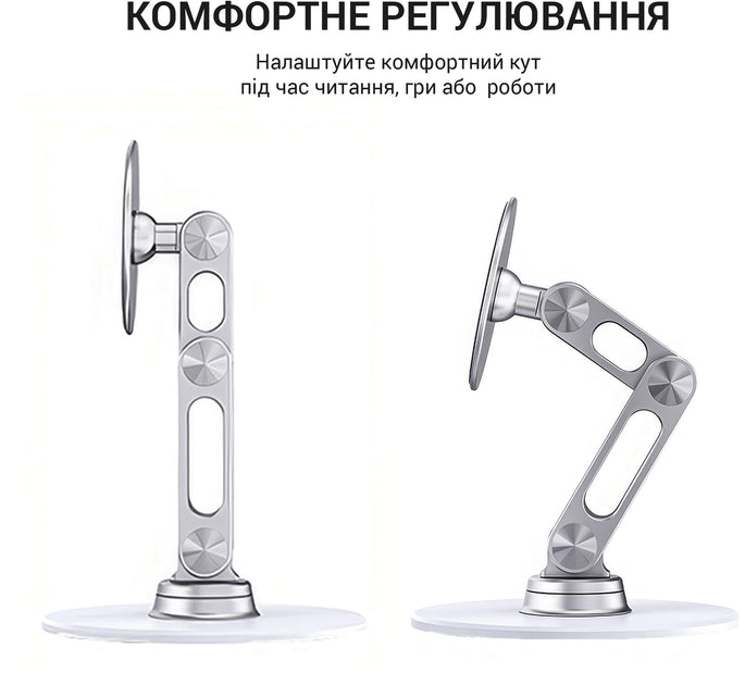 Металева магнітна підставка для смартфона OfficePro MS760