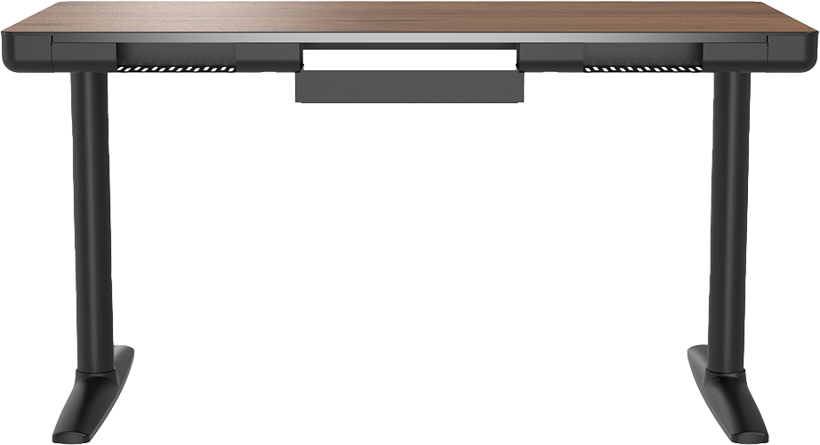 Комп'ютерний стіл з електрорегулюванням висоти OfficePro ODP1470DWB темне дерево / чорний — фото 5