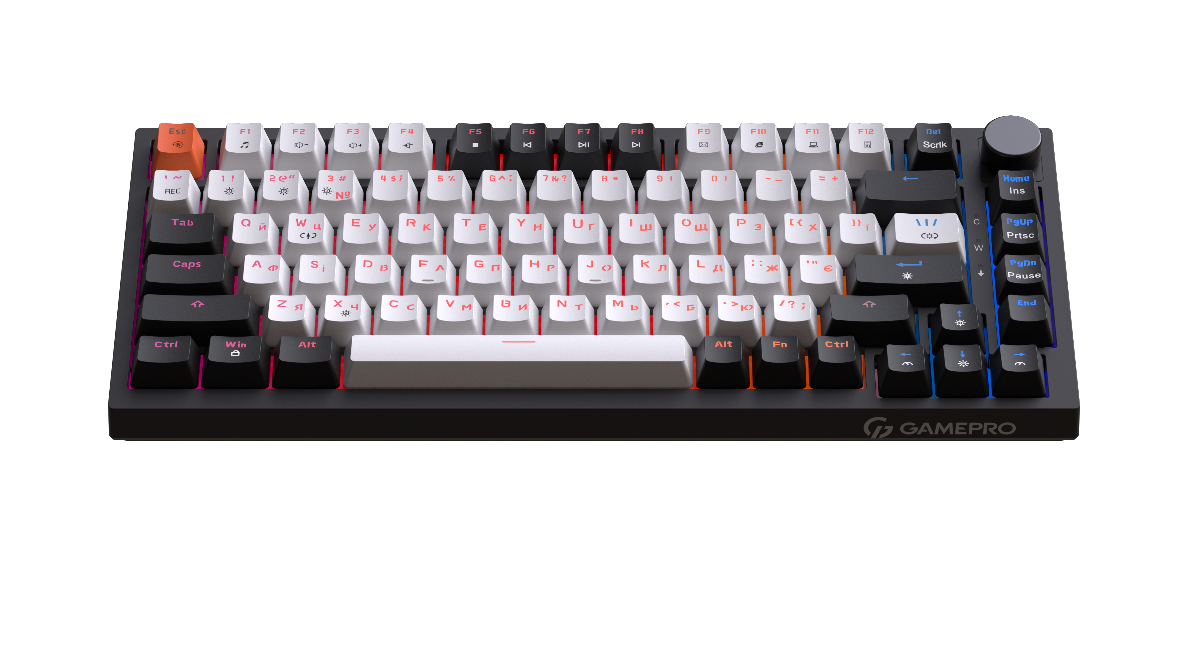GamePro MK160 V2 Warden QLAB Sakura Black — вид у перспективі