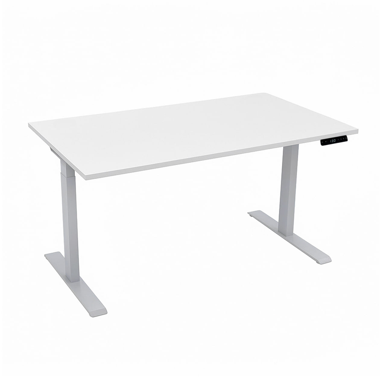 Комп’ютерний стіл двомоторний двоступеневий Kaidi Gray