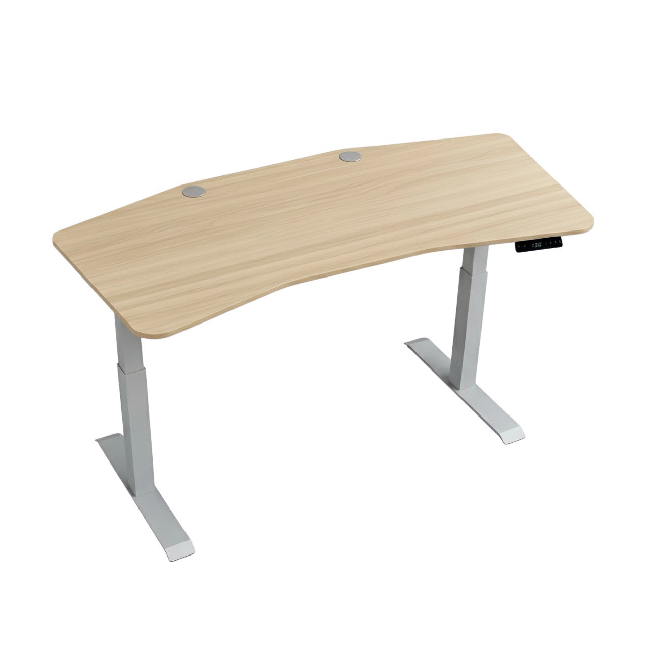 Комп’ютерний стіл двомоторний двоступеневий Kaidi Gray