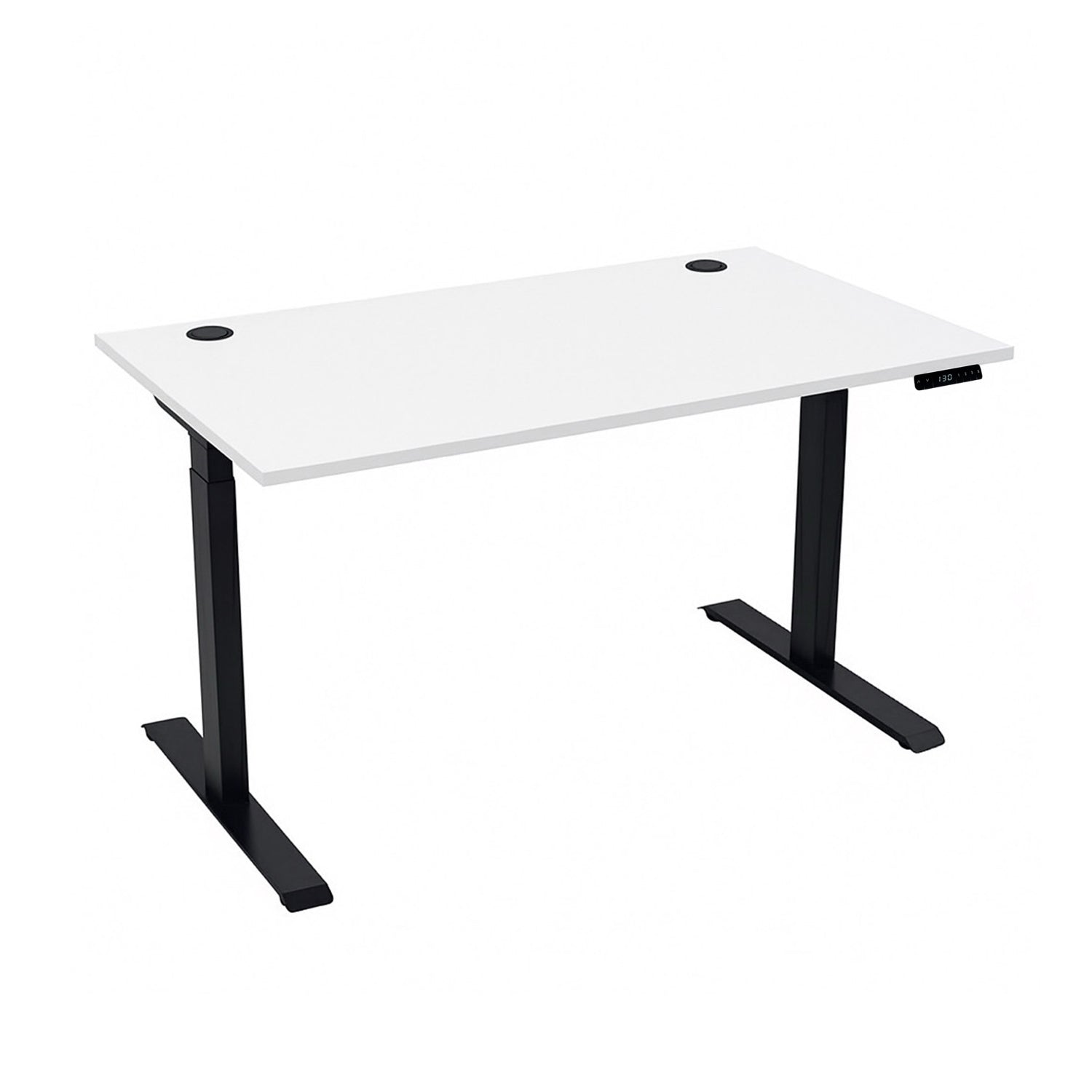 Комп’ютерний стіл двомоторний триступеневий Kaidi Black