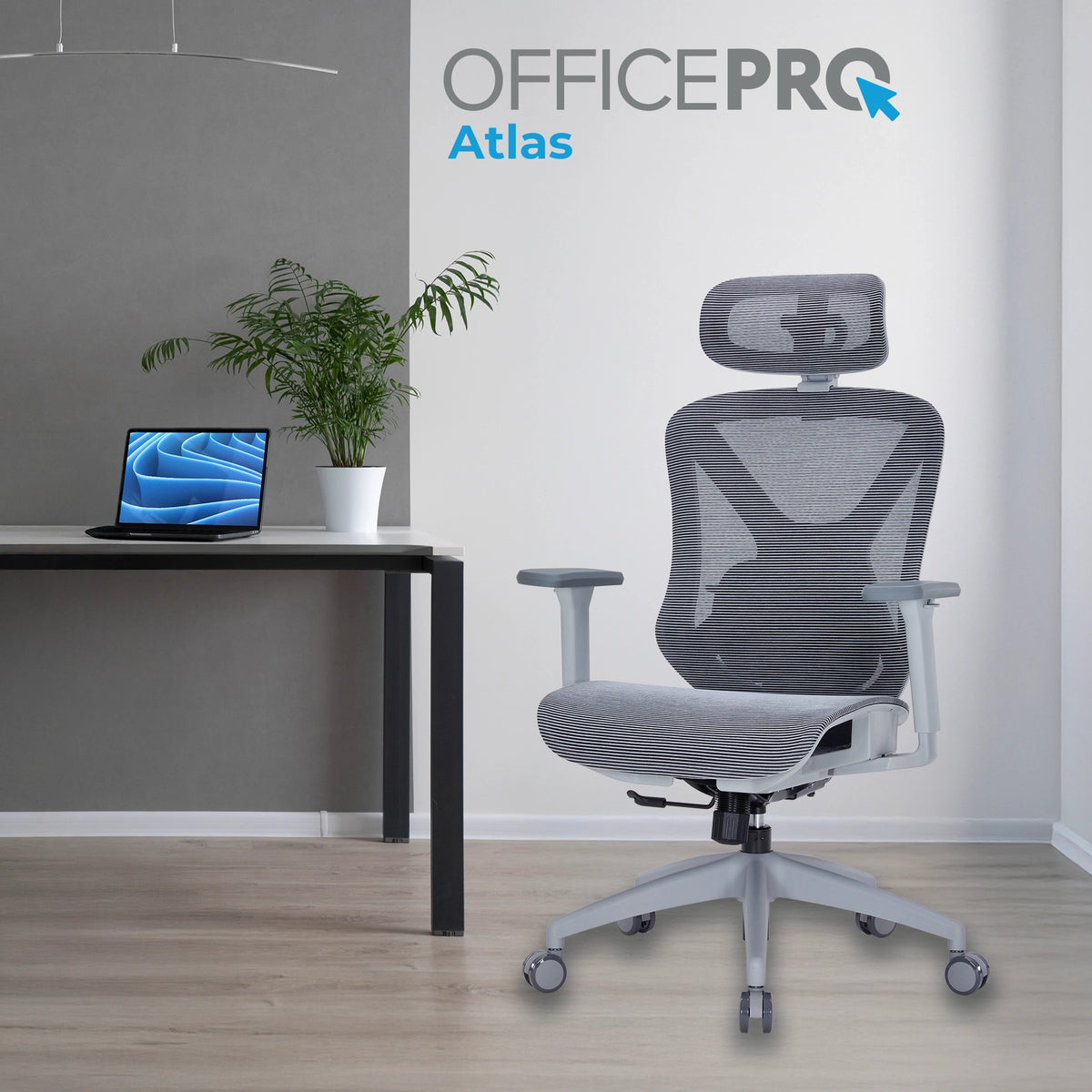 Кресло офисное OfficePro Atlas OC630-G-DG-DG