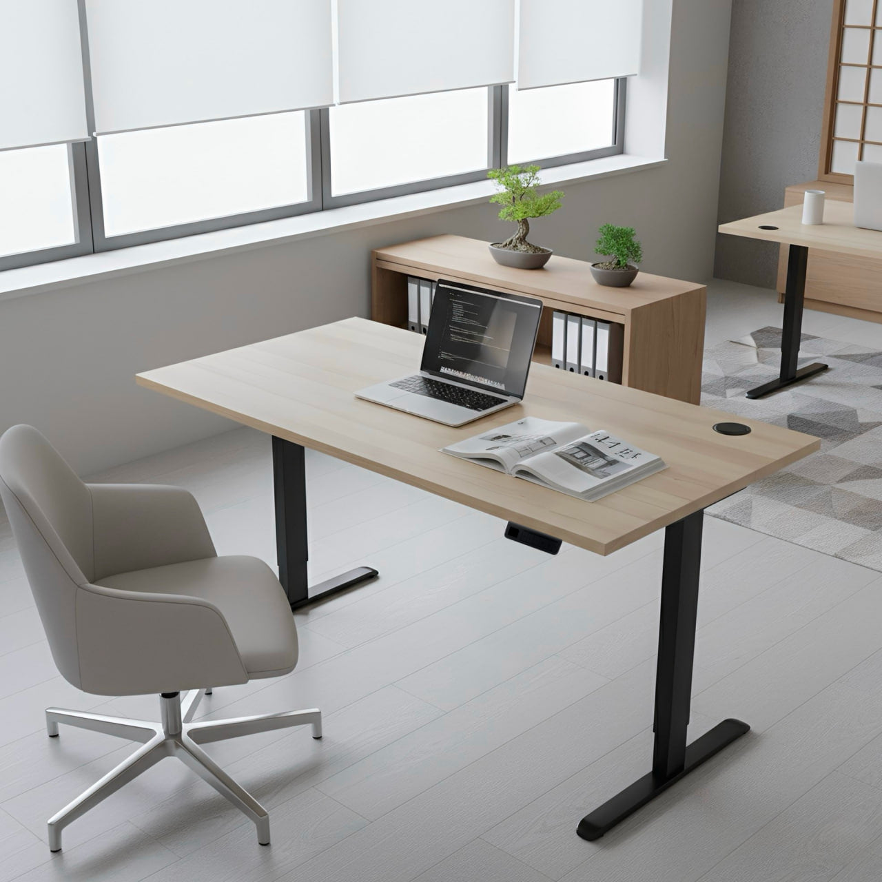 Комп’ютерний стіл одномоторний Kaidi White