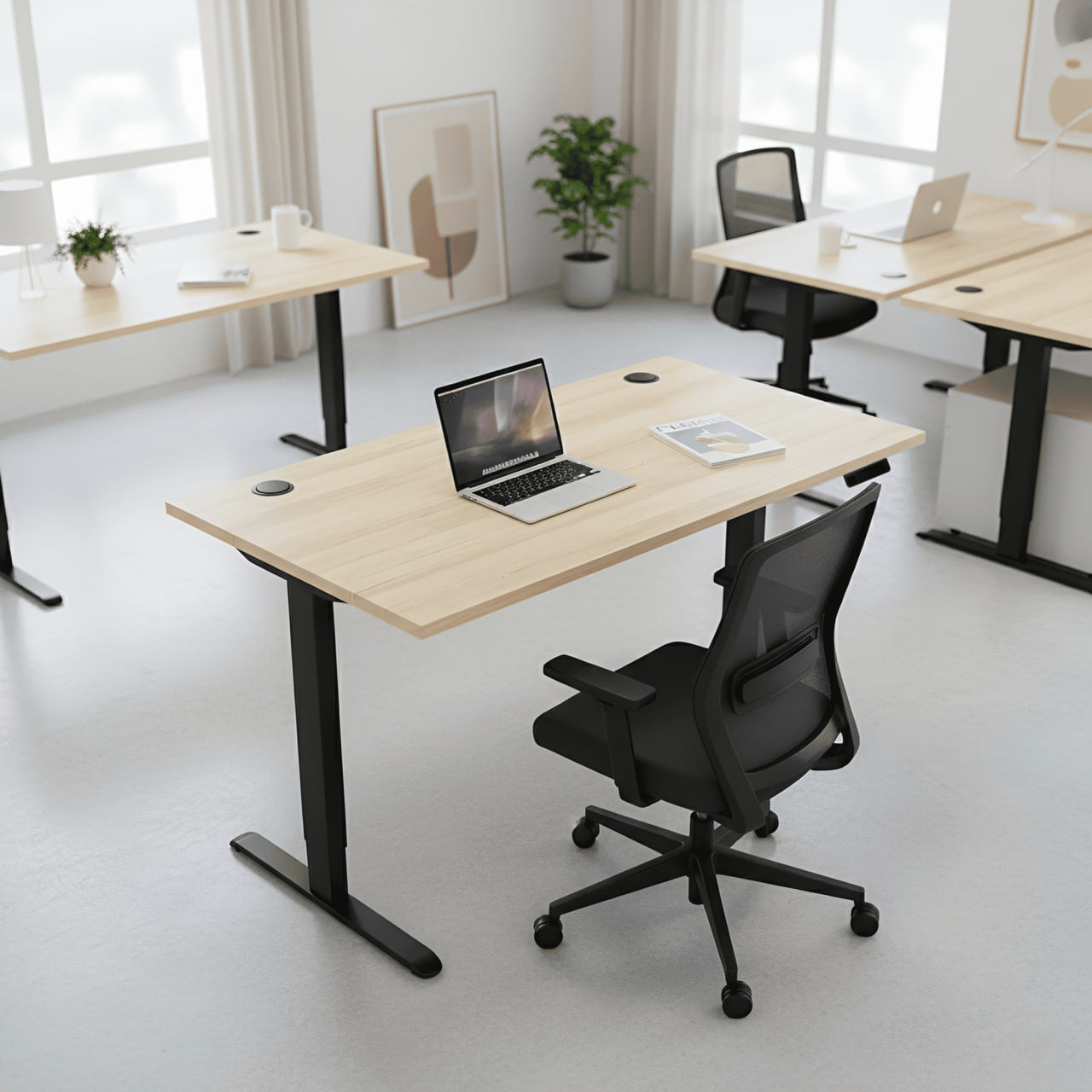 Комп’ютерний стіл одномоторний Kaidi White