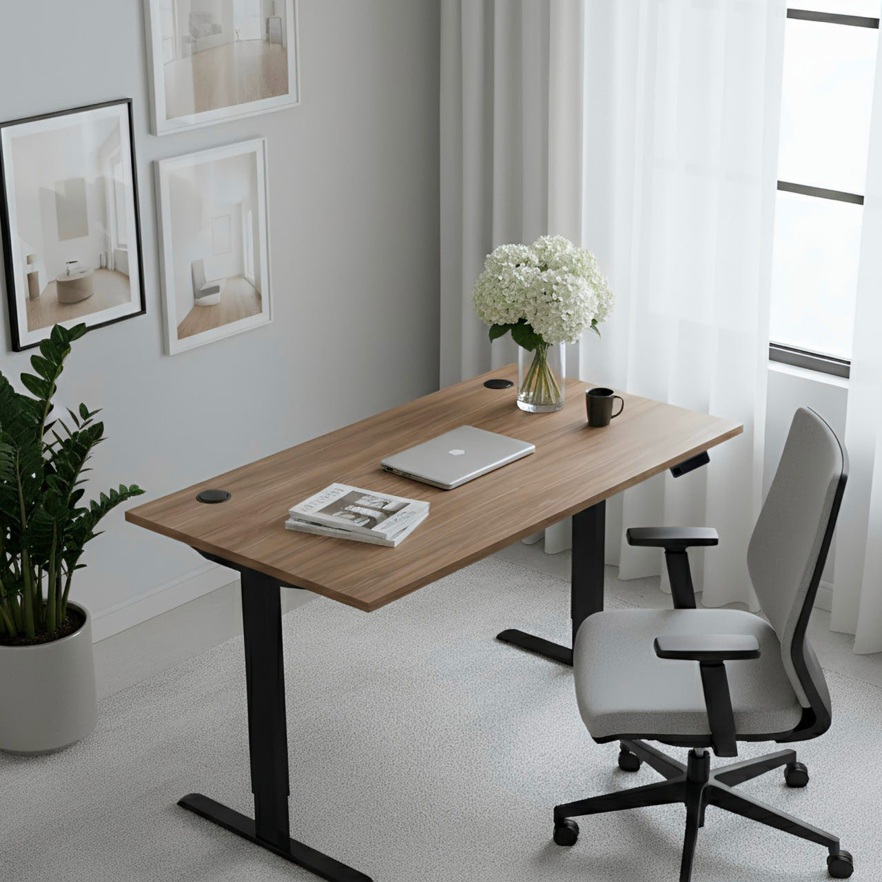 Комп’ютерний стіл одномоторний Kaidi Black