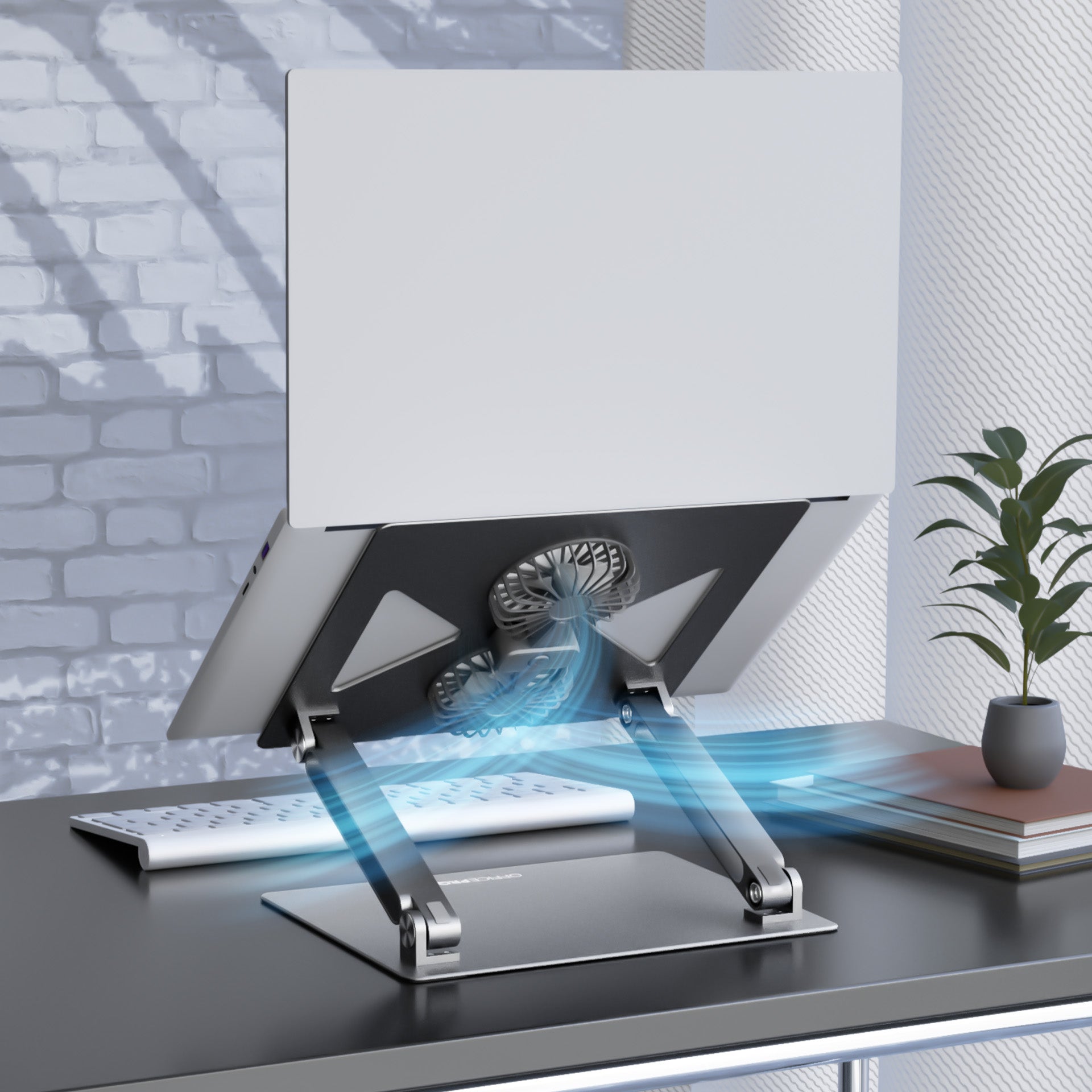 Регулируемая металлическая подставка под ноутбук OfficePro LS121G