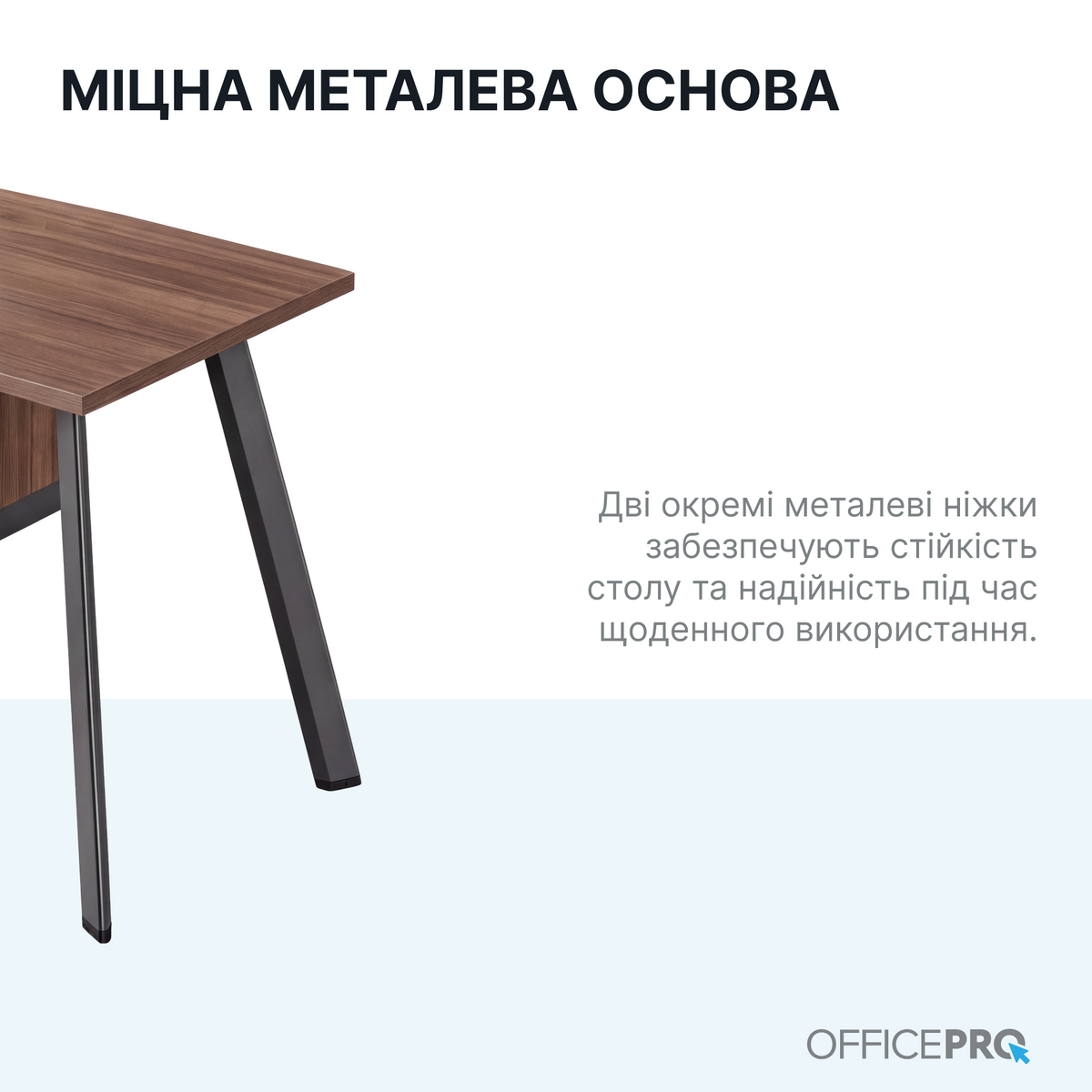 Стіл з тумбочкою OfficePro PG-F20A-14A-R — фото 7